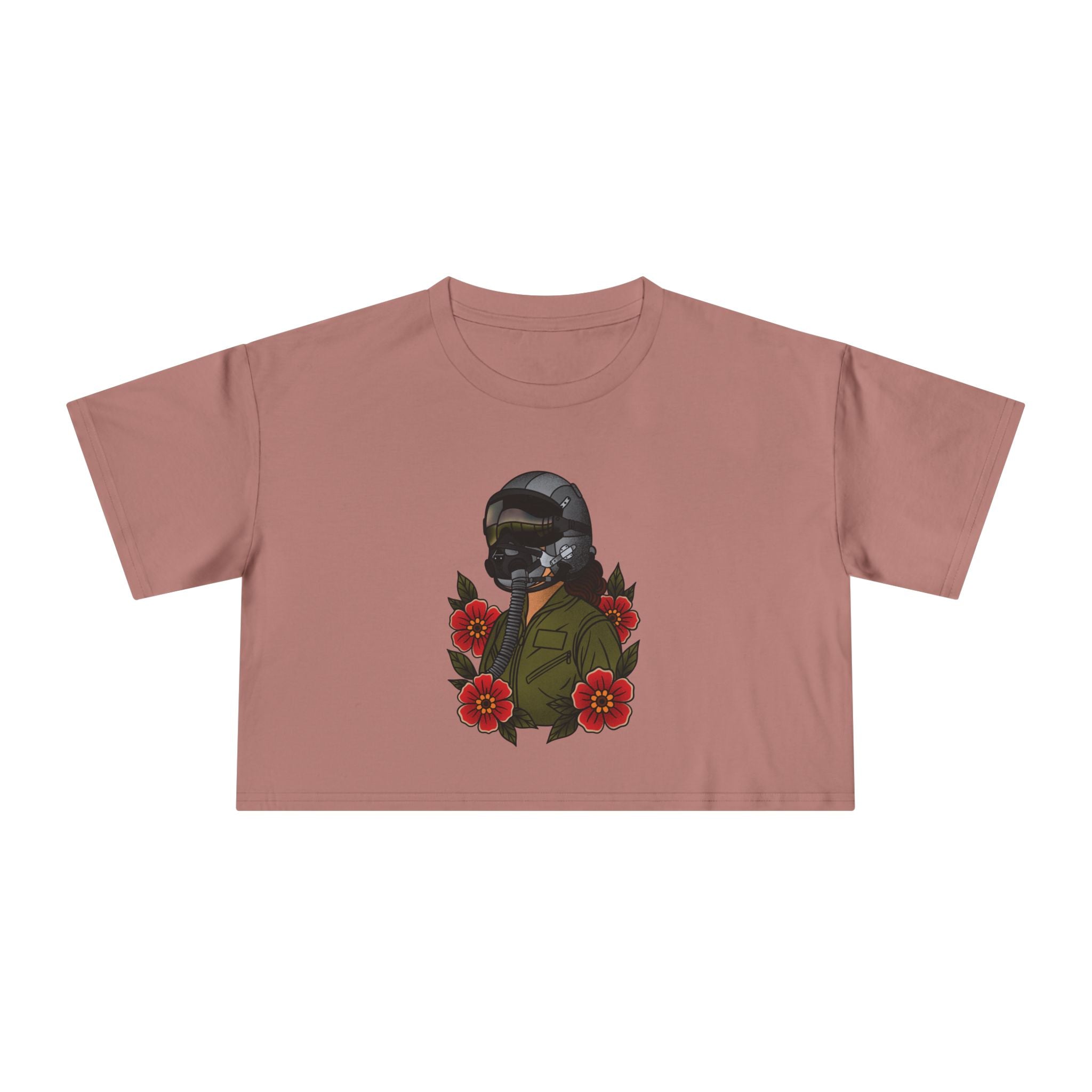 Fighter Pilot Crop Tee - Fair