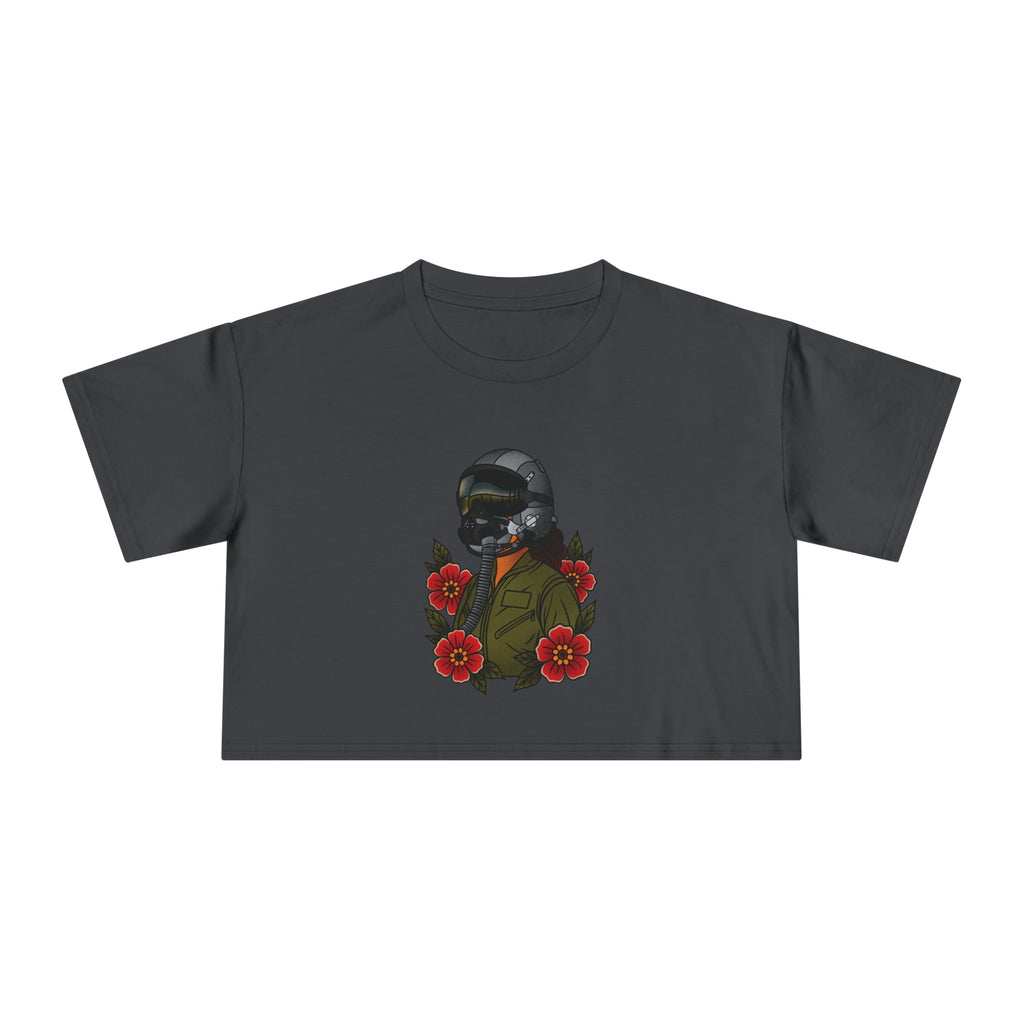 Fighter Pilot Crop Tee - Traditional