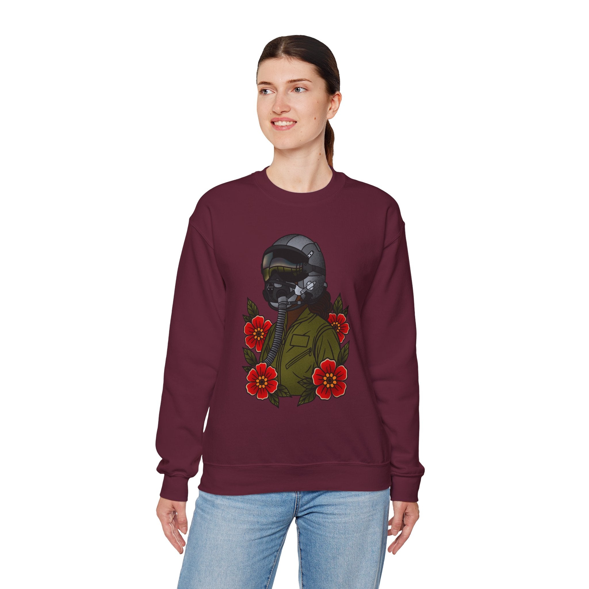 Fighter Pilot  Sweatshirt - Deep (Unisex)