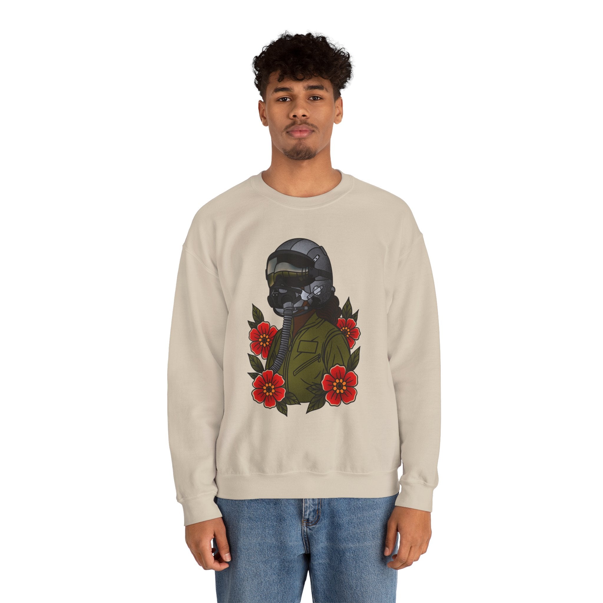 Fighter Pilot  Sweatshirt - Deep (Unisex)