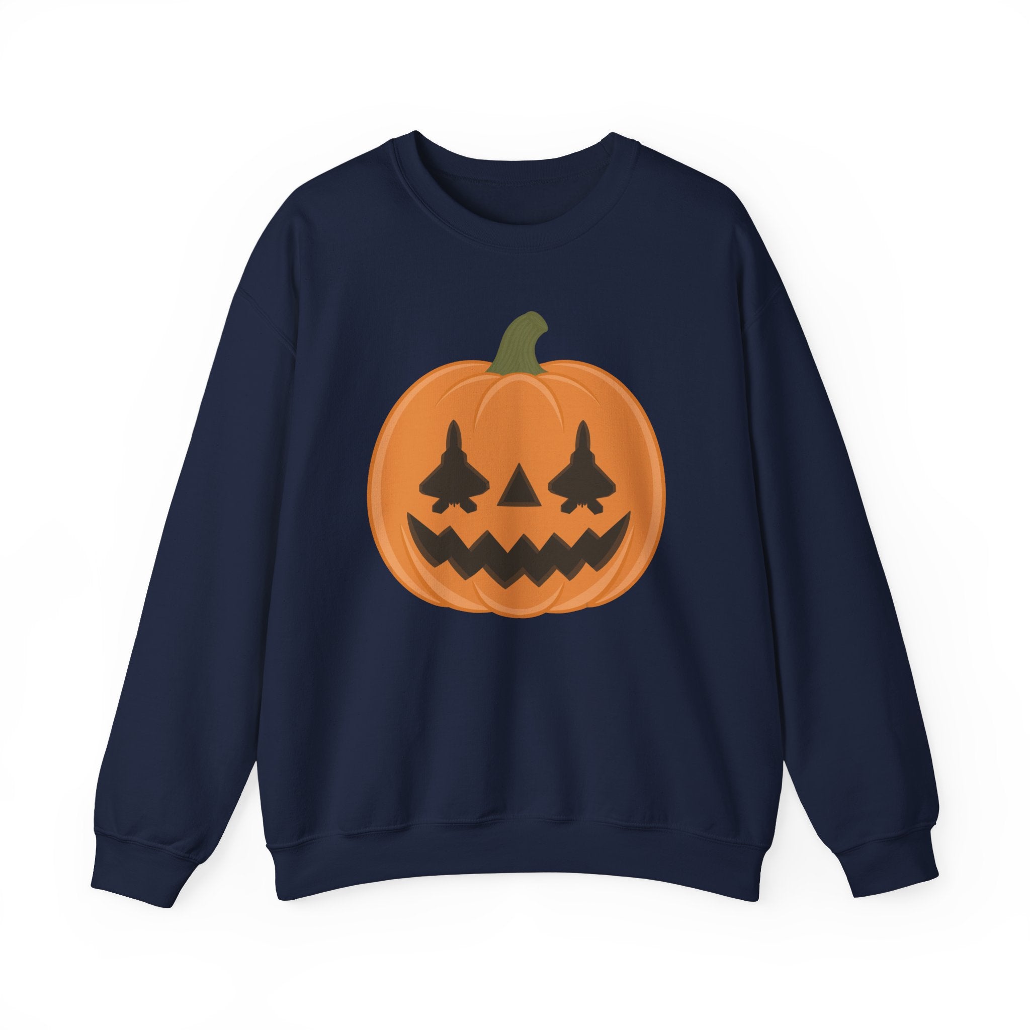 F-22 Jack-o-lantern Sweatshirt (Unisex)