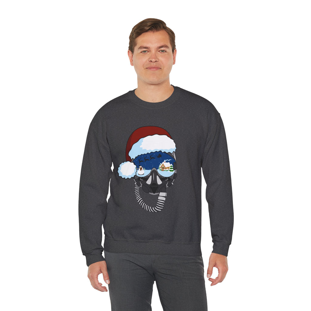 Santa Helmet Sweatshirt (Unisex)