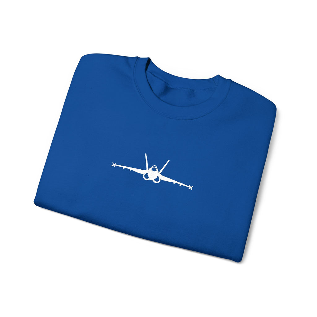 F-18 Embroidered Sweatshirt (Unisex)