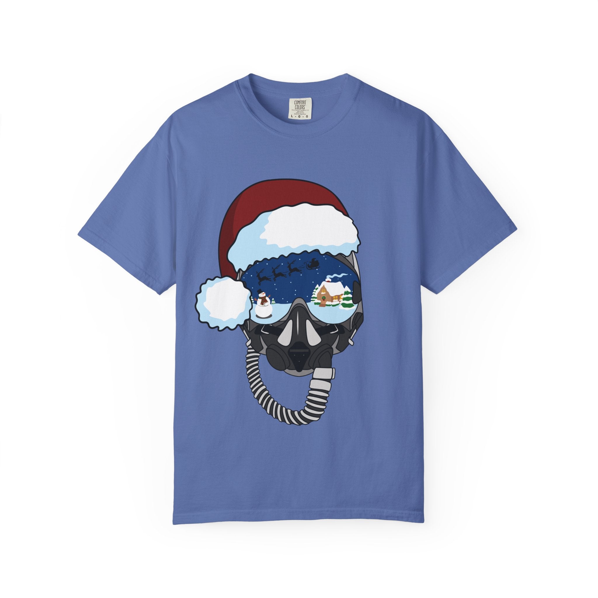 Santa Helmet Tee (Unisex)