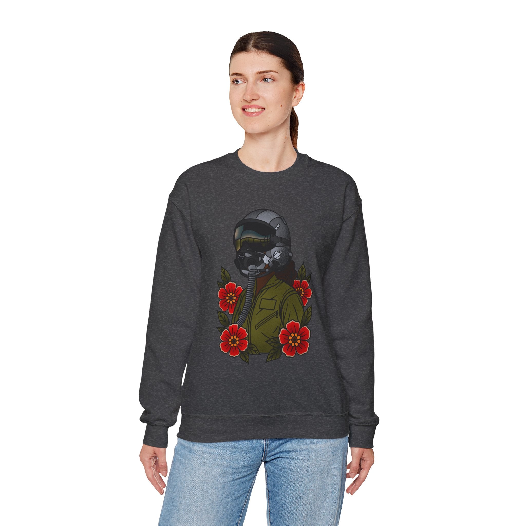 Fighter Pilot  Sweatshirt - Deep (Unisex)