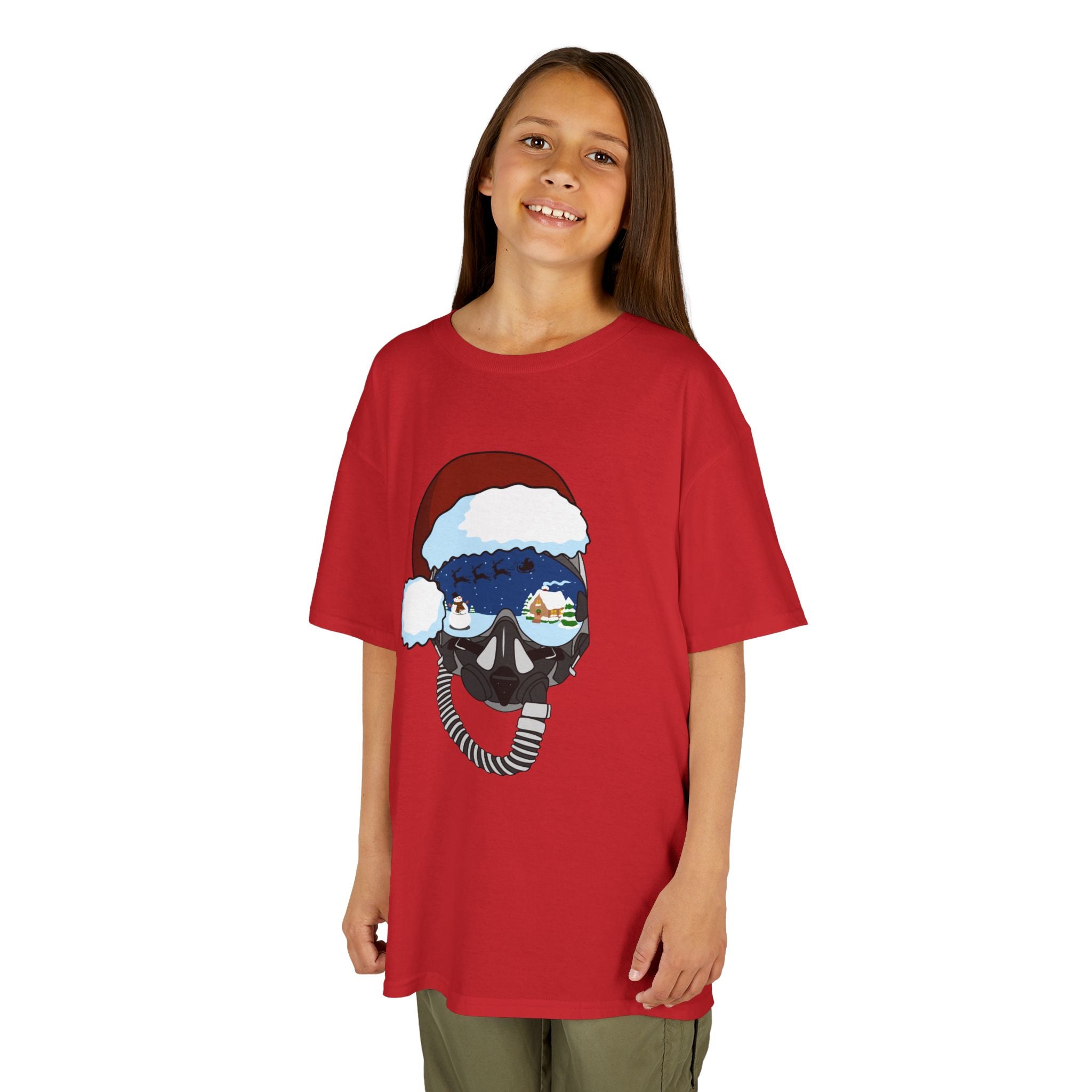 Santa Helmet Tee (Youth)