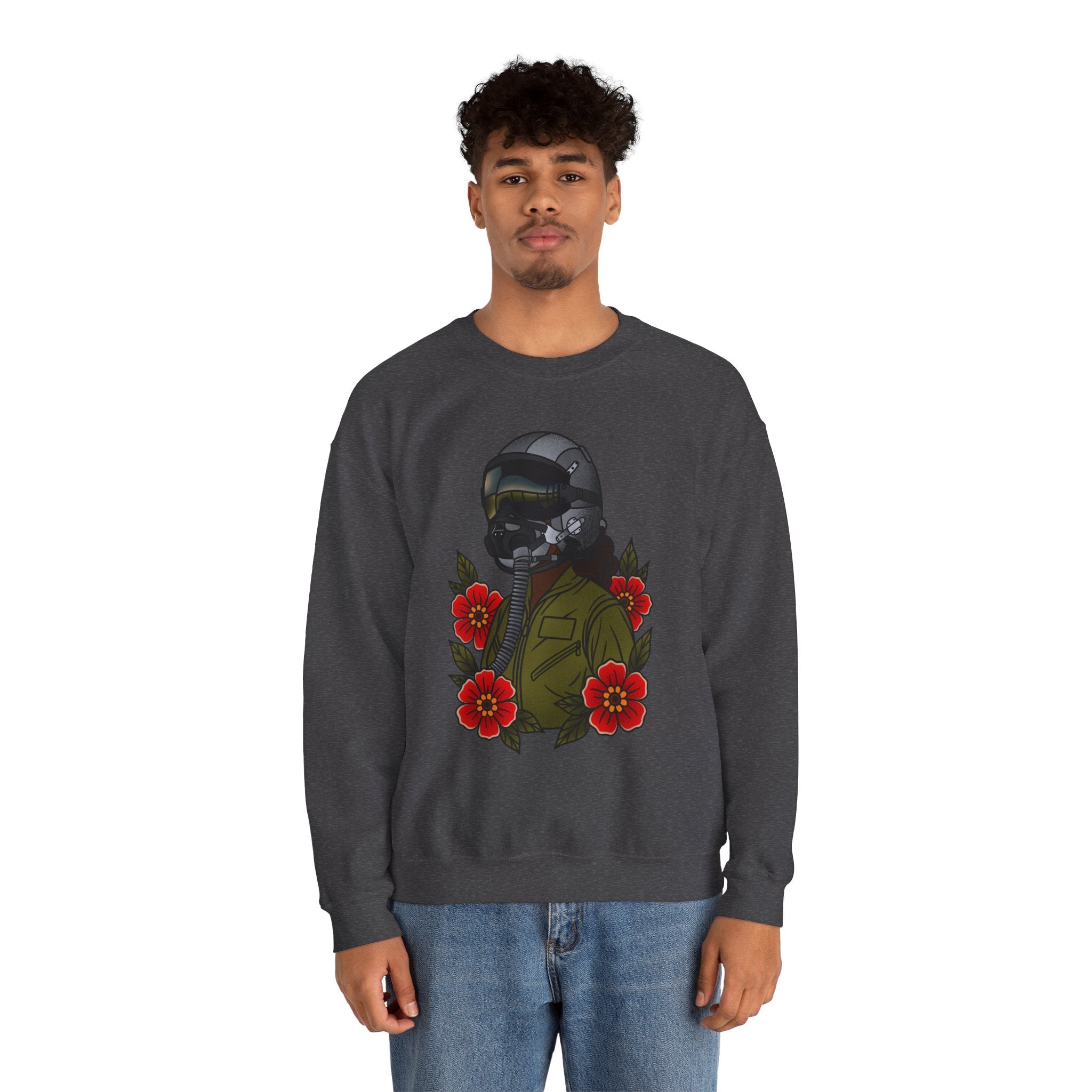Fighter Pilot  Sweatshirt - Deep (Unisex)