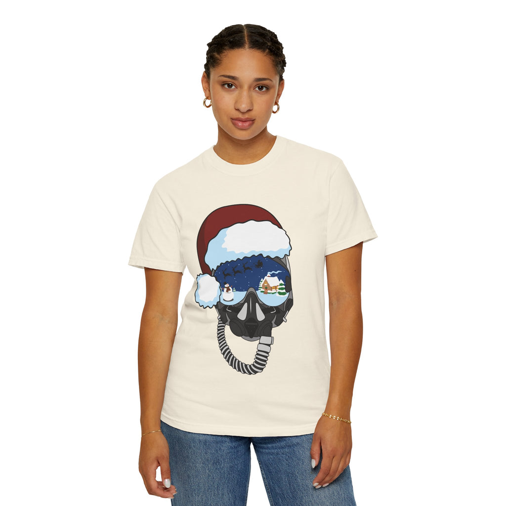 Santa Helmet Tee (Unisex)