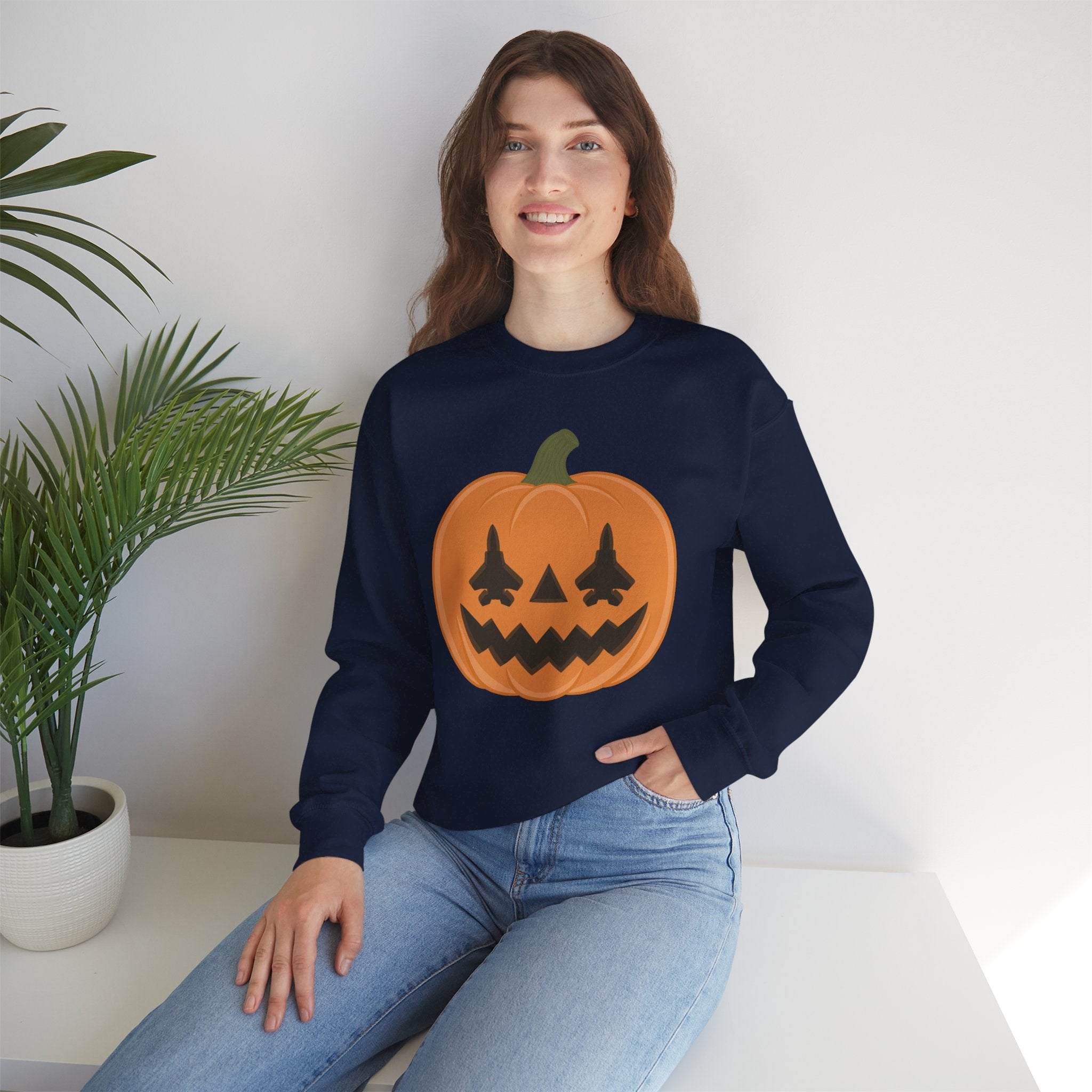 F-15 Jack-o-lantern Sweatshirt (Unisex)