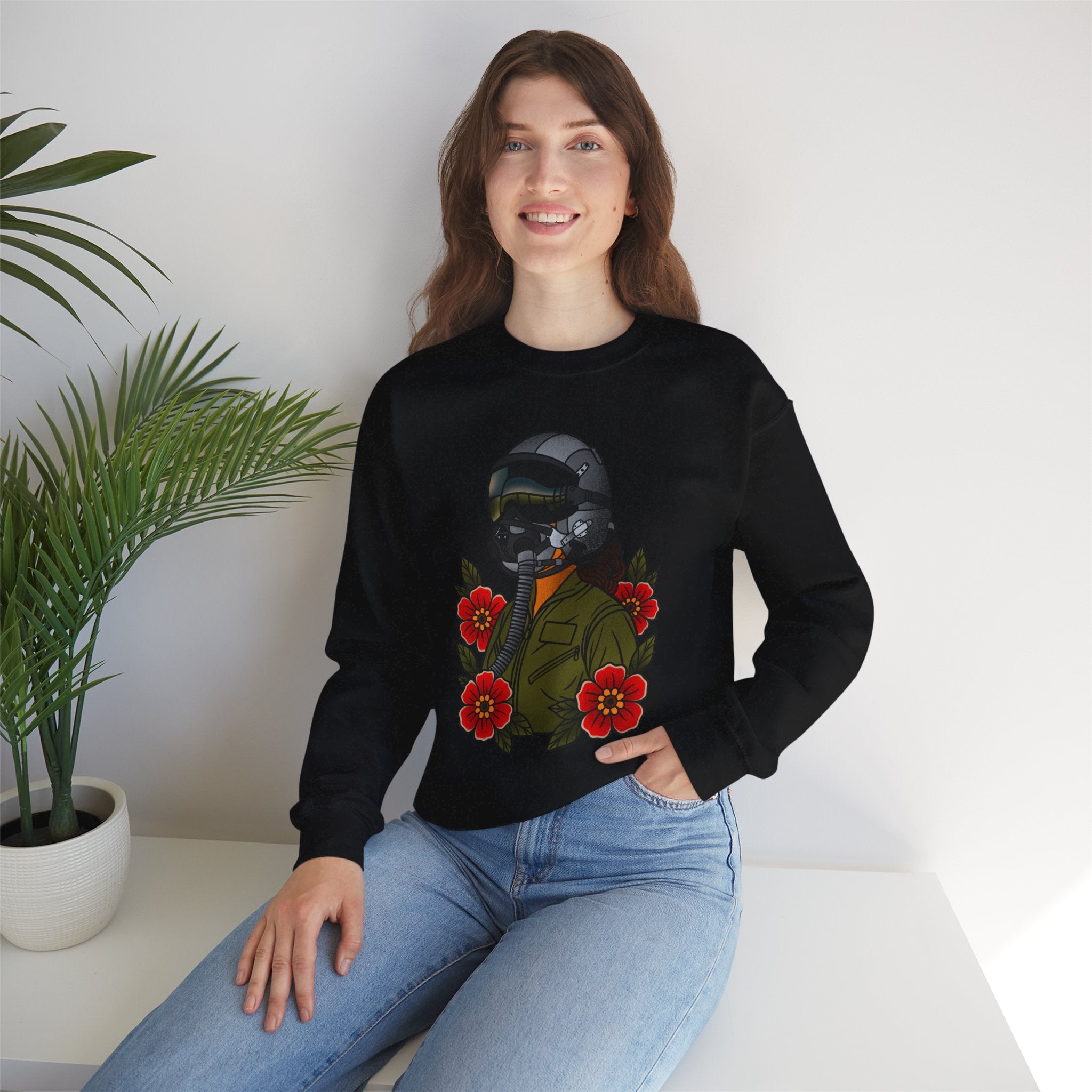 Fighter Pilot Sweatshirt - Traditional (Unisex)