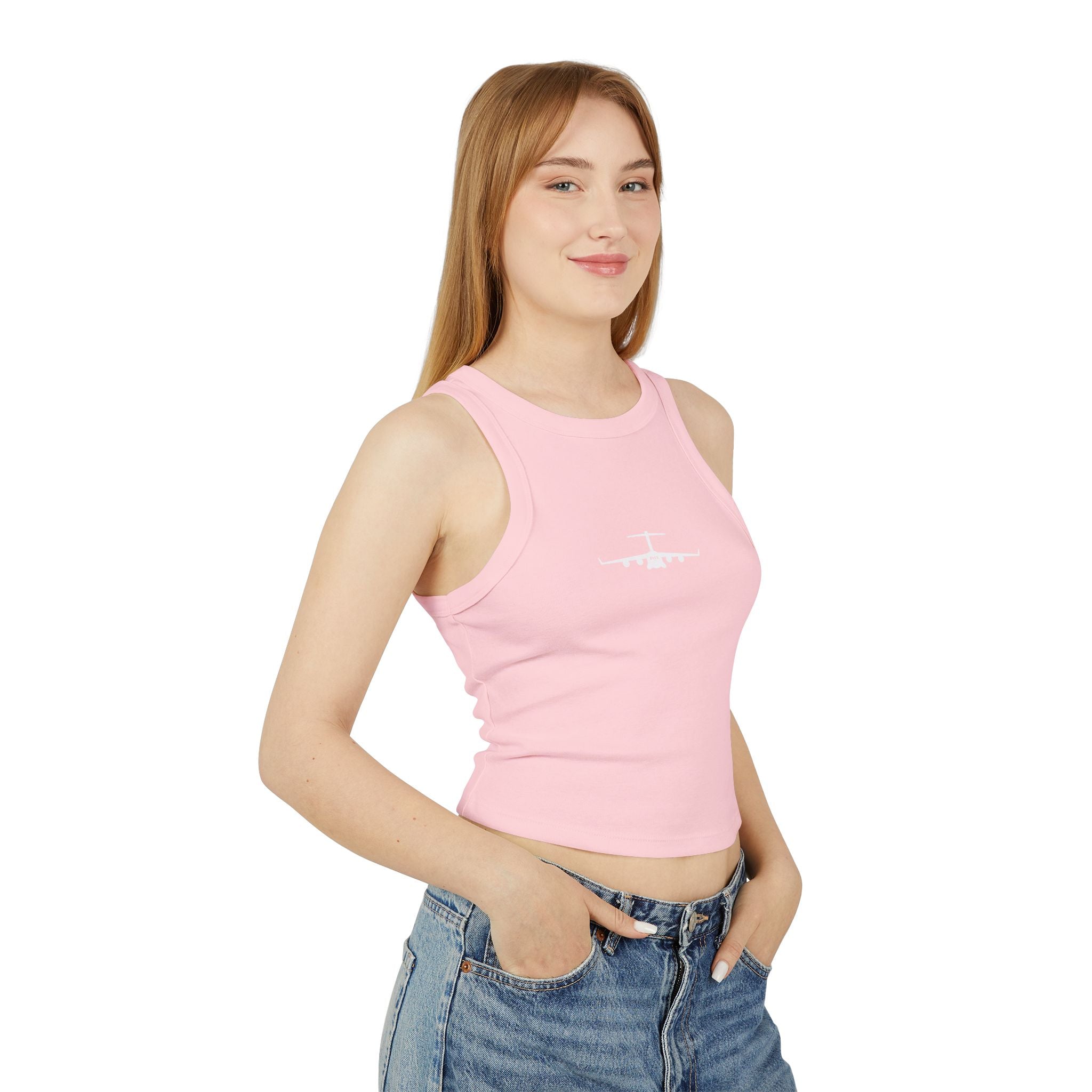 C-17 Silhouette Premium Crop Tank (Women)