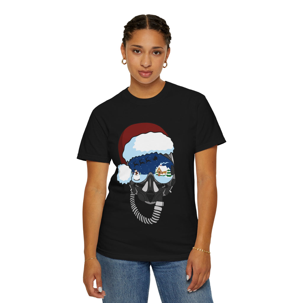 Santa Helmet Tee (Unisex)