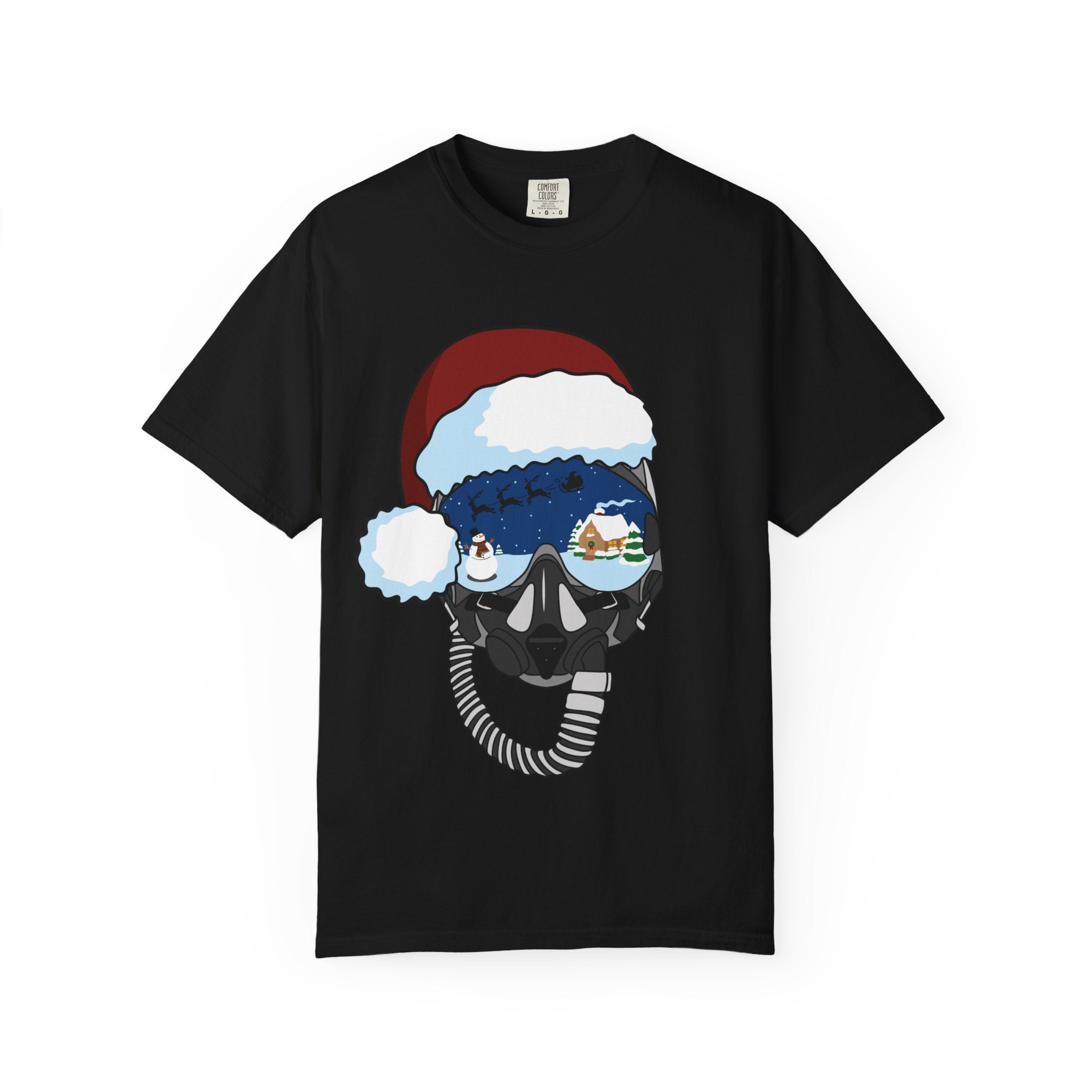 Santa Helmet Tee (Unisex)
