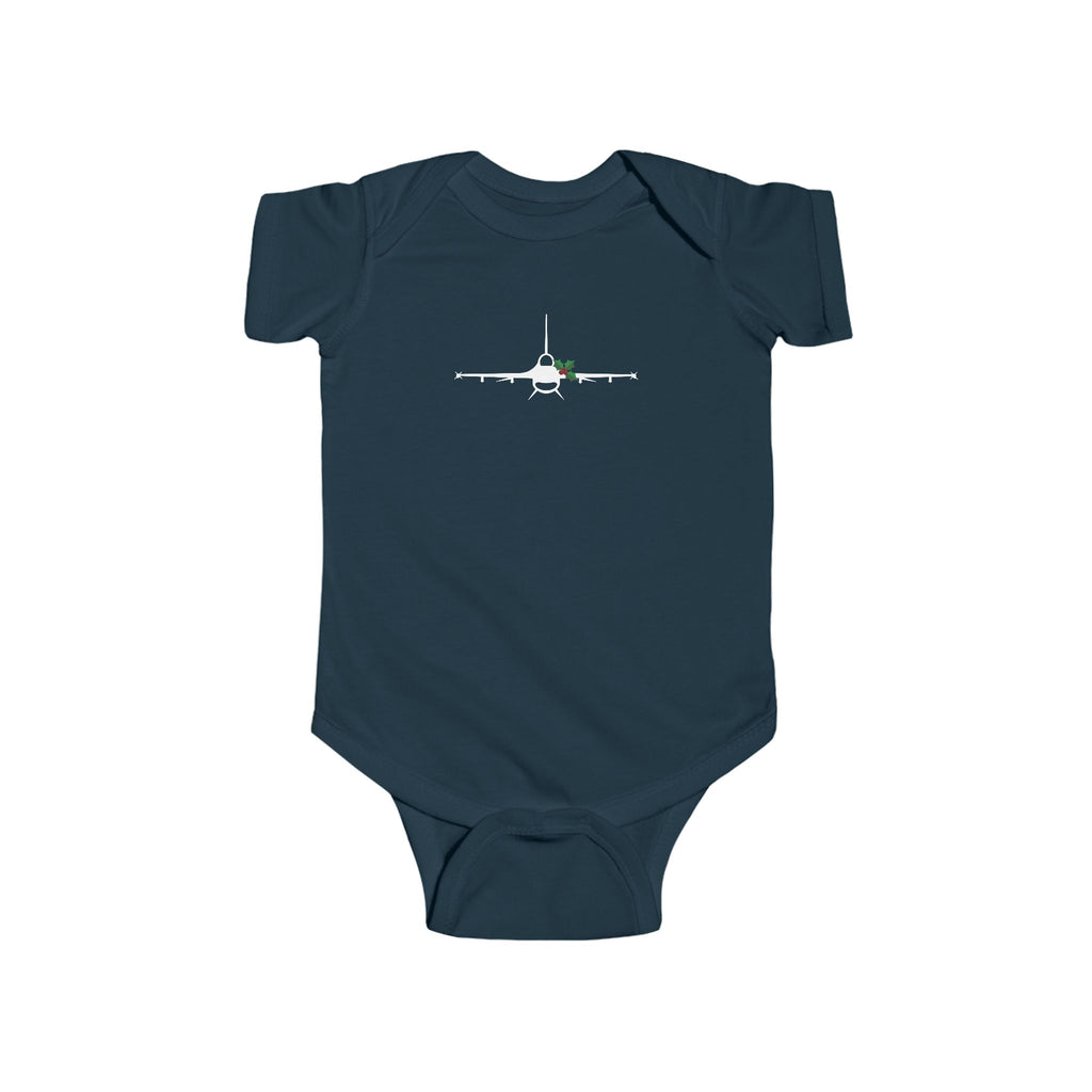 F-16 Holly Silhouette Baby Onesie