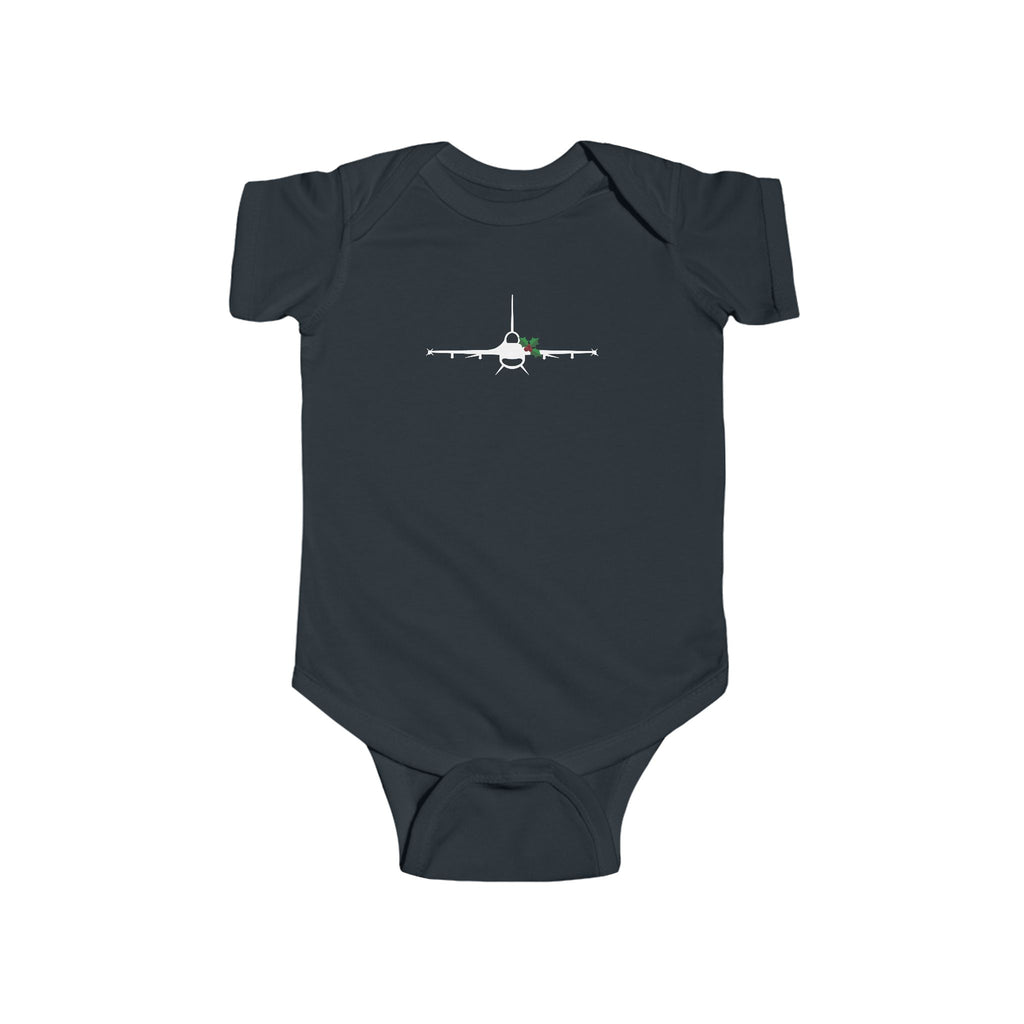 F-16 Holly Silhouette Baby Onesie