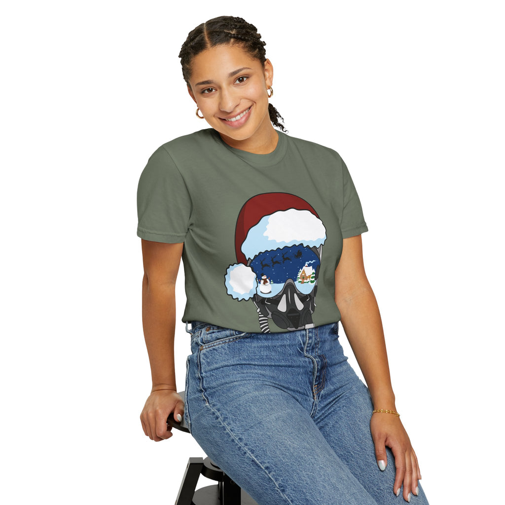 Santa Helmet Tee (Unisex)