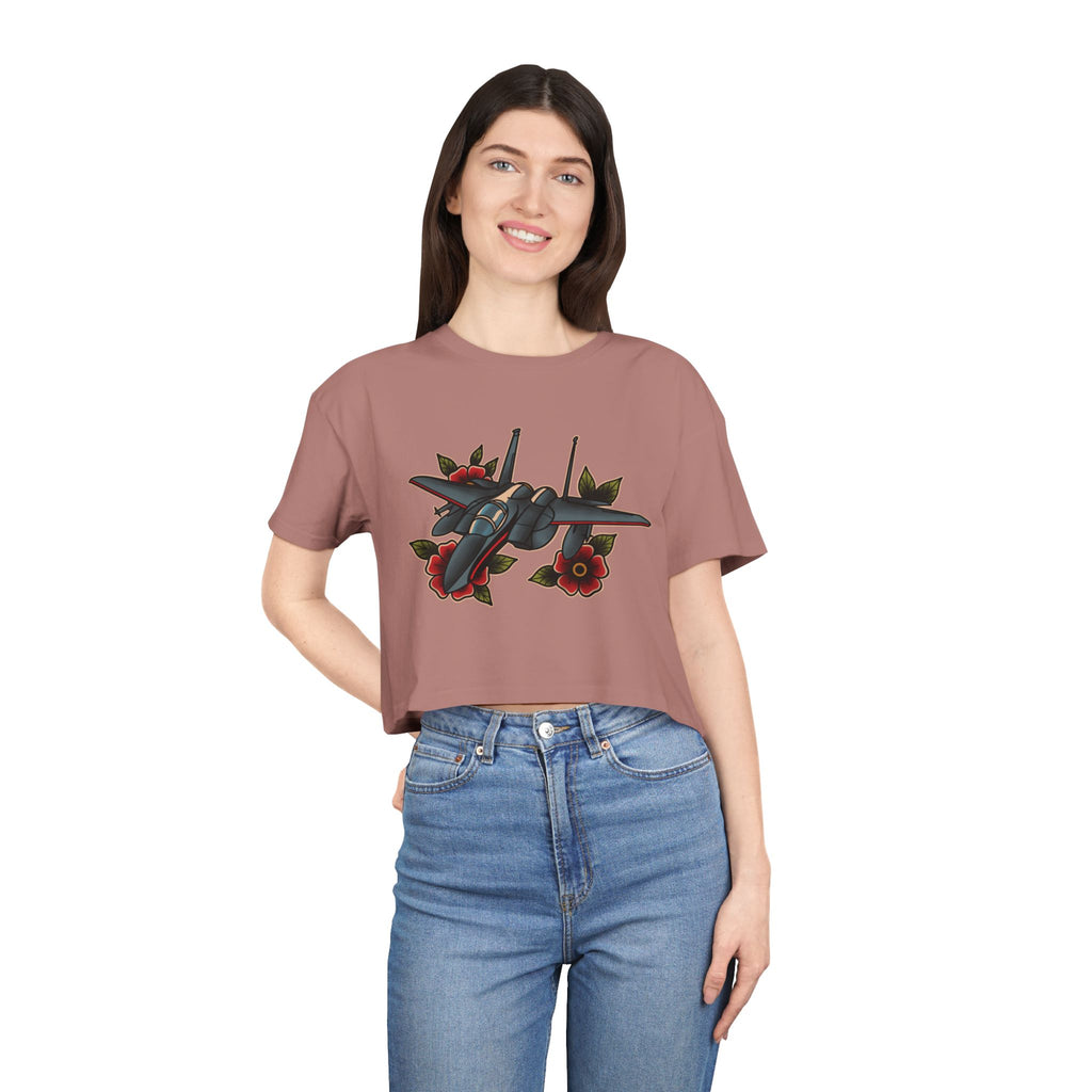 F-15 Tattoo Crop Tee