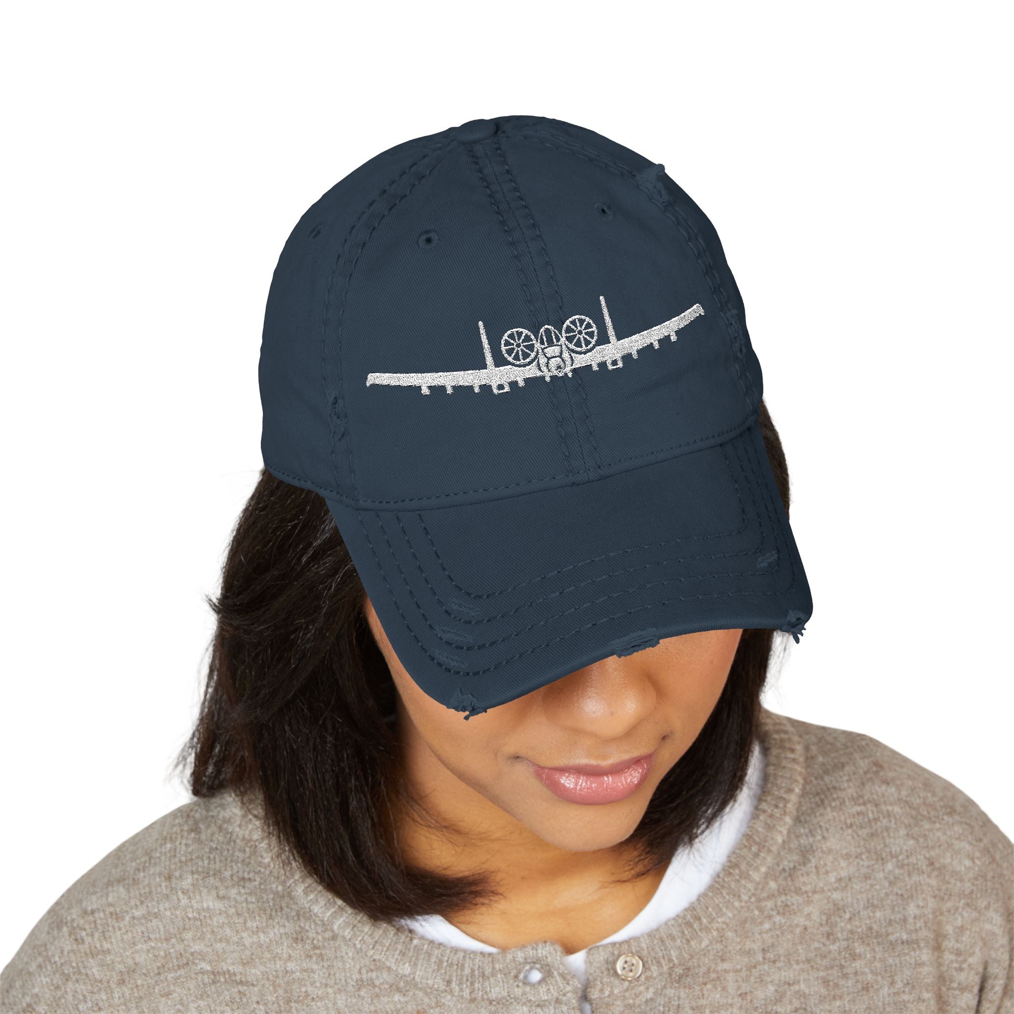 A-10 Distressed Dad Hat