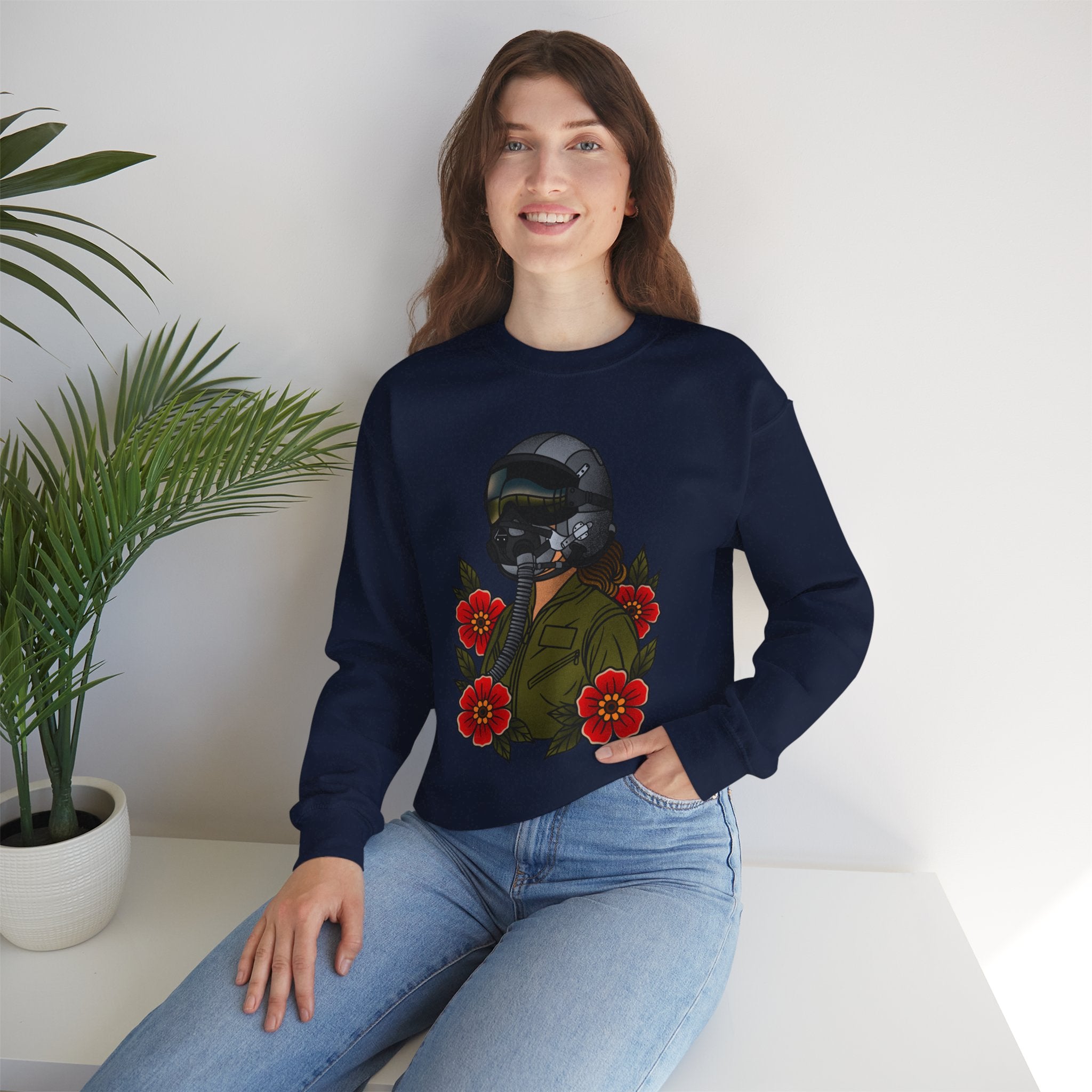 Fighter Pilot Sweatshirt - Fair 2 (Unisex)