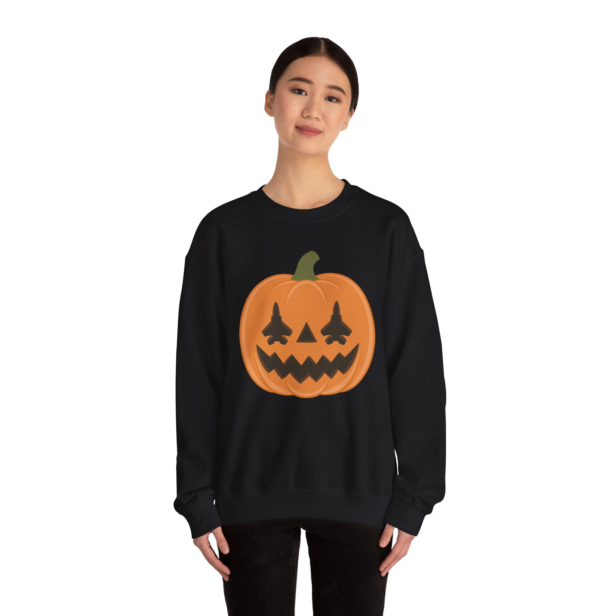 F-15 Jack-o-lantern Sweatshirt (Unisex)