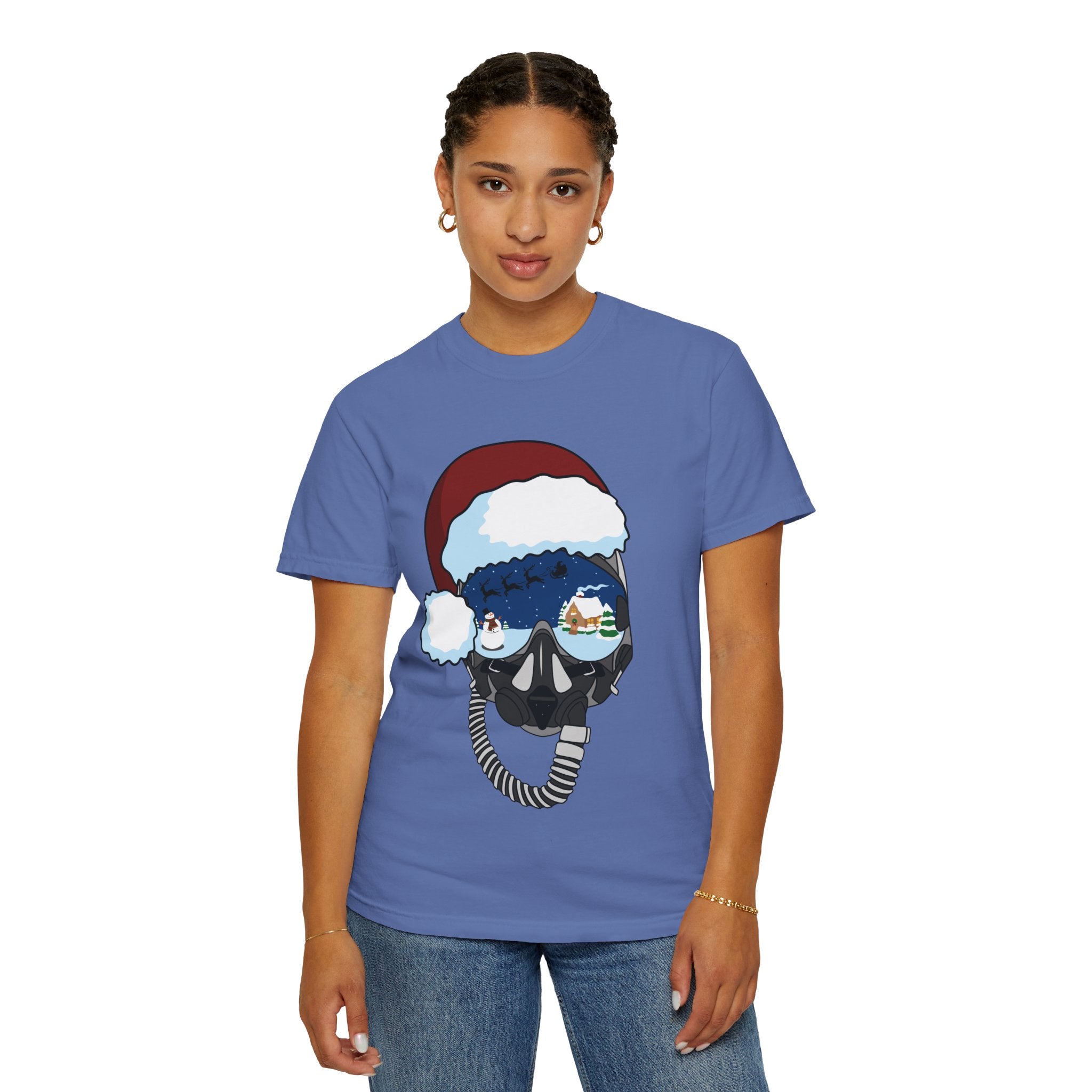 Santa Helmet Tee (Unisex)