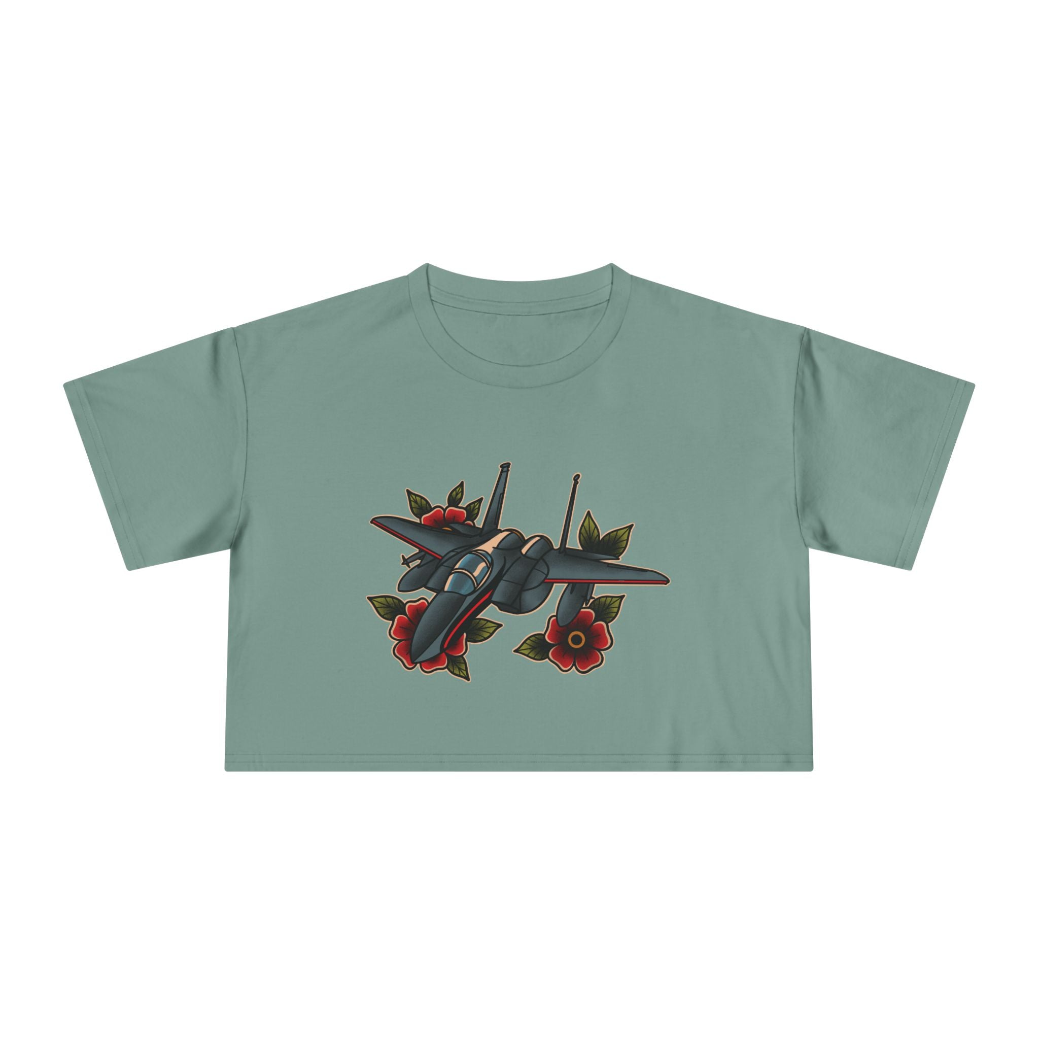 F-15 Tattoo Crop Tee