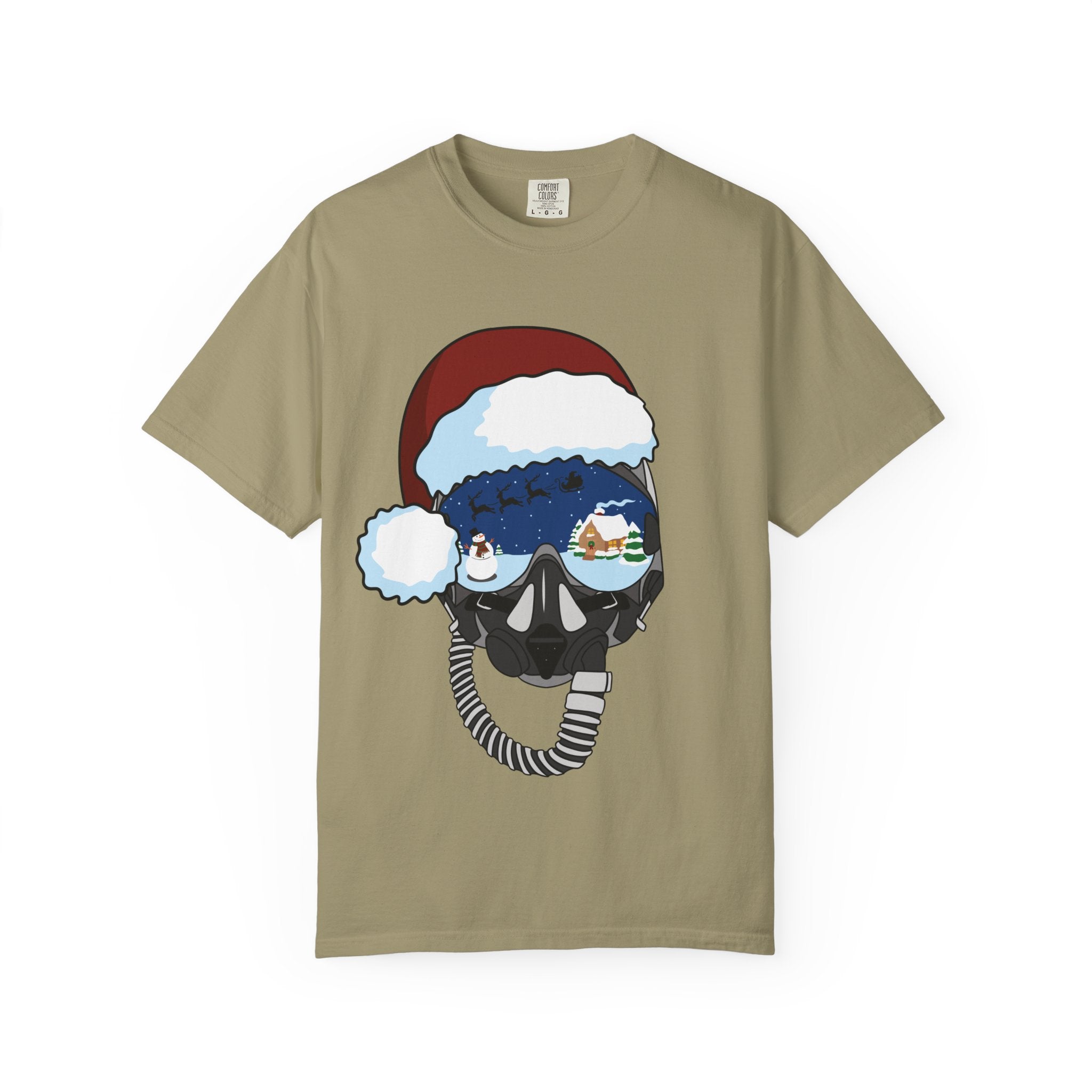 Santa Helmet Tee (Unisex)