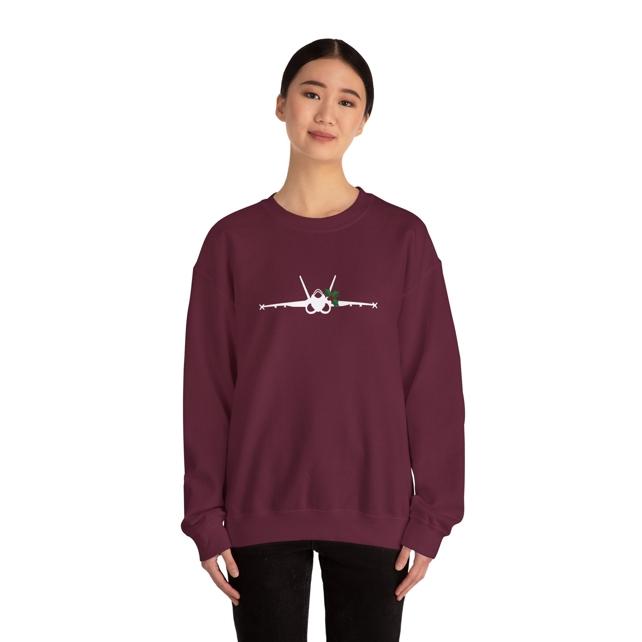 F-18 Holly Silhouette Sweatshirt (Unisex)