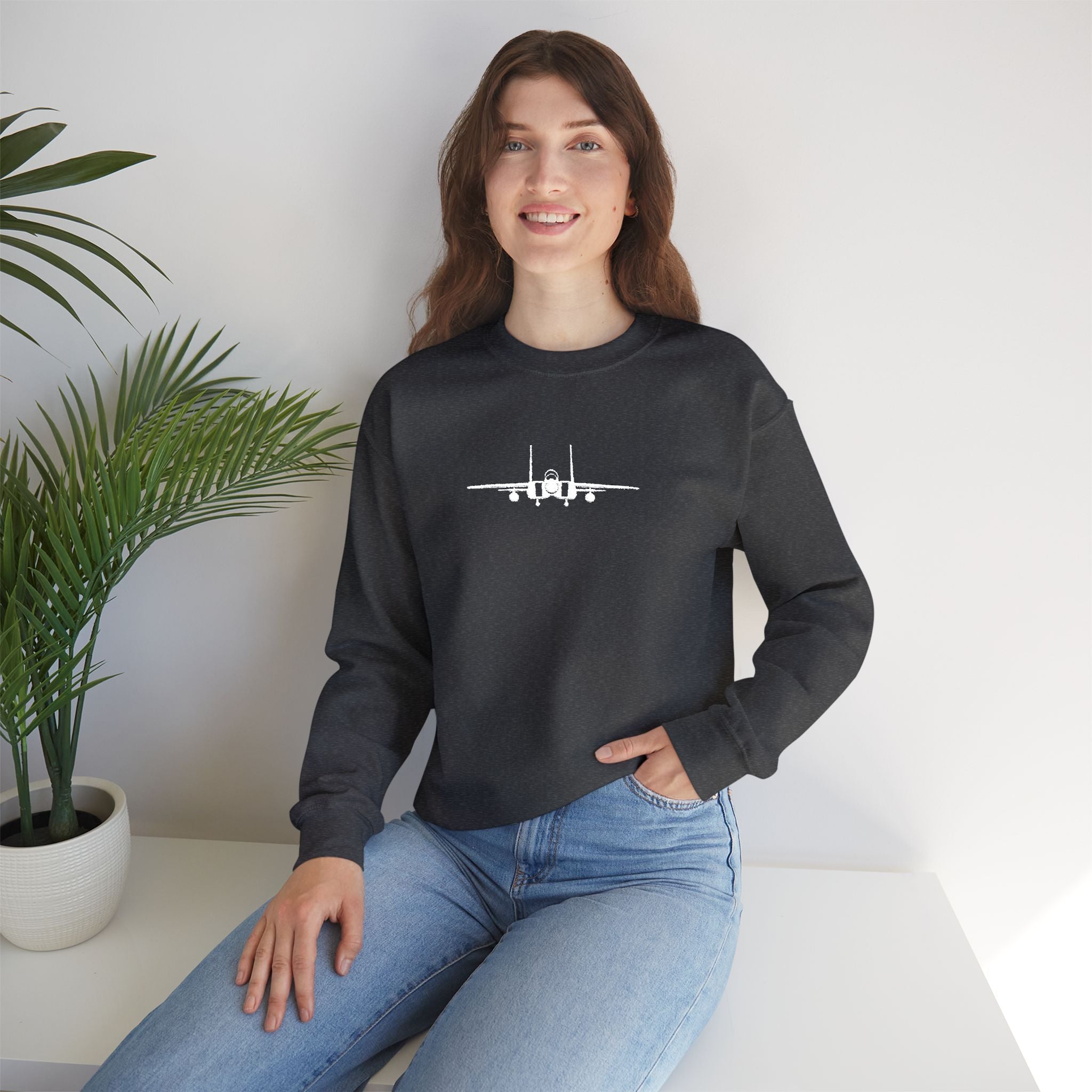 F-15 Embroidered Sweatshirt (Unisex)