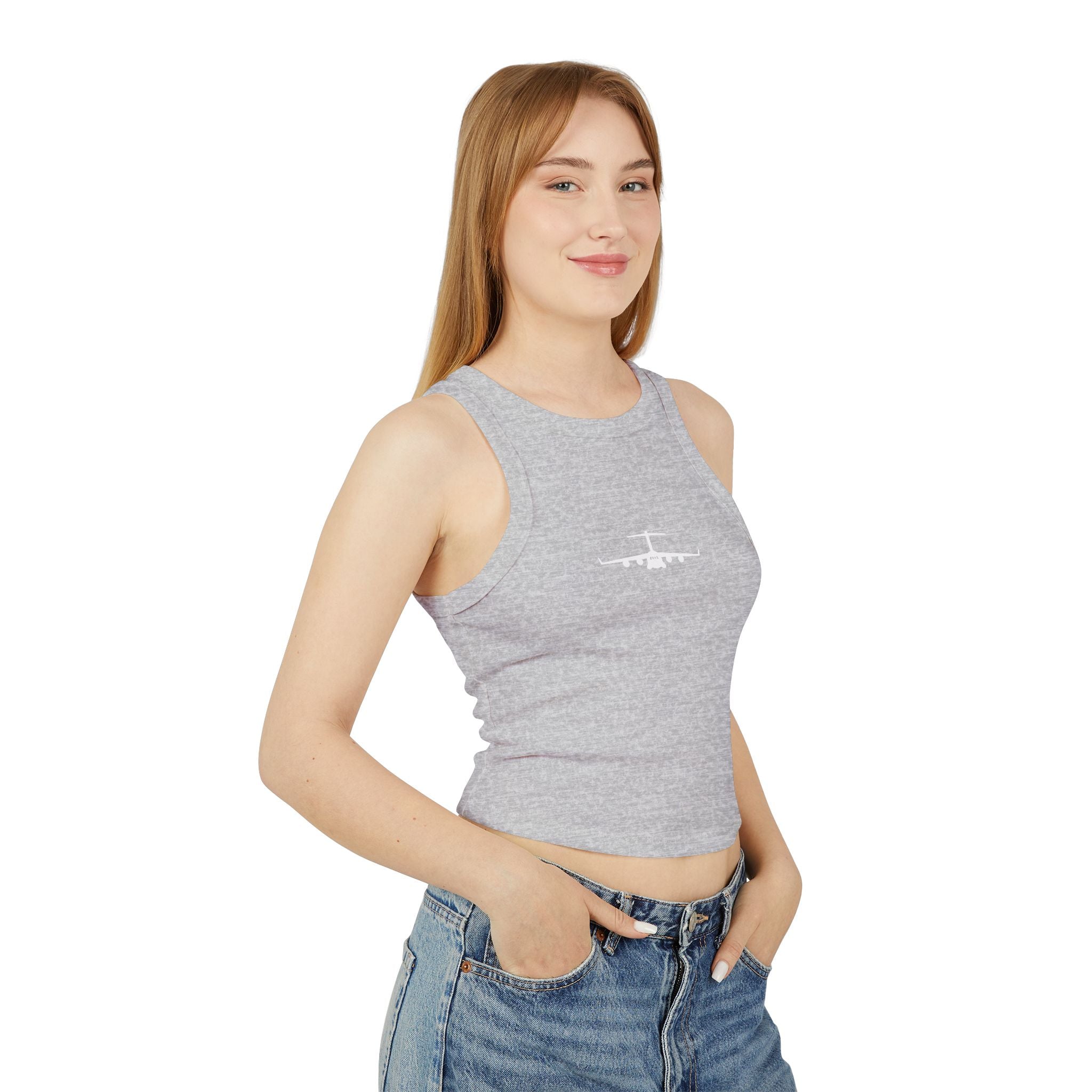 C-17 Silhouette Premium Crop Tank (Women)