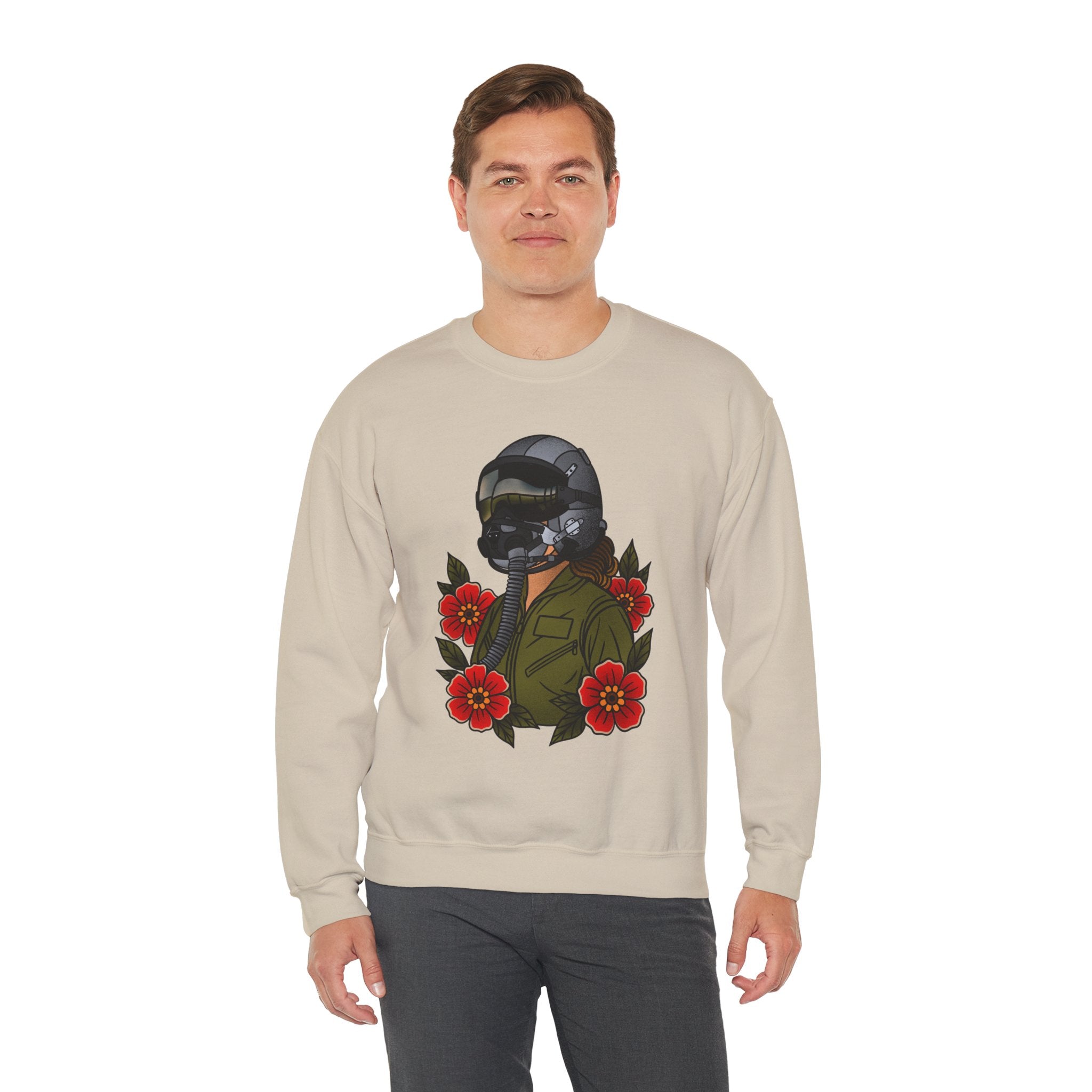 Fighter Pilot Sweatshirt - Fair 2 (Unisex)