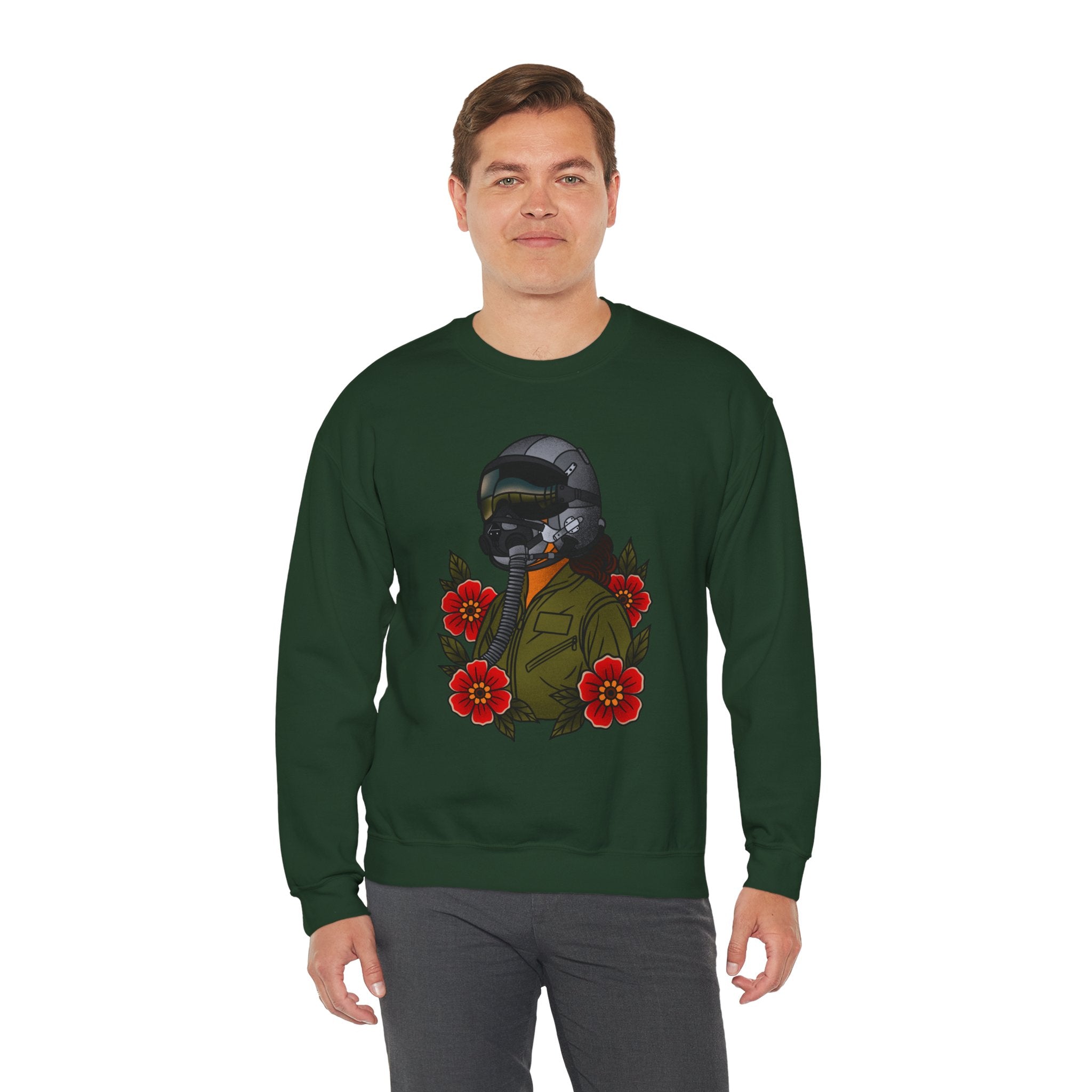 Fighter Pilot Sweatshirt - Traditional (Unisex)