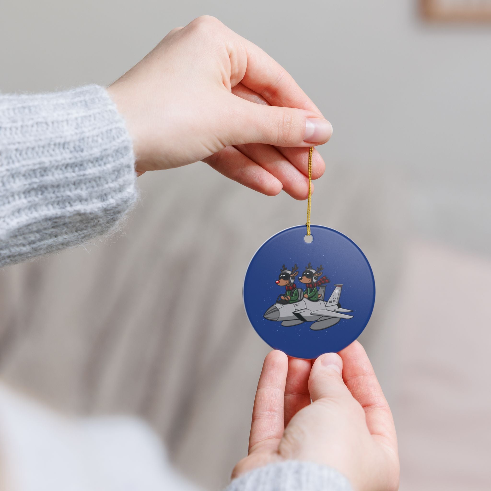 333 FS Inspired Reindeer Ornament