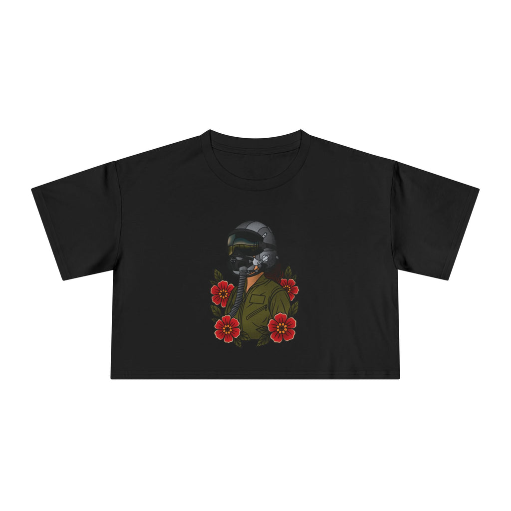 Fighter Pilot Crop Tee - Fair