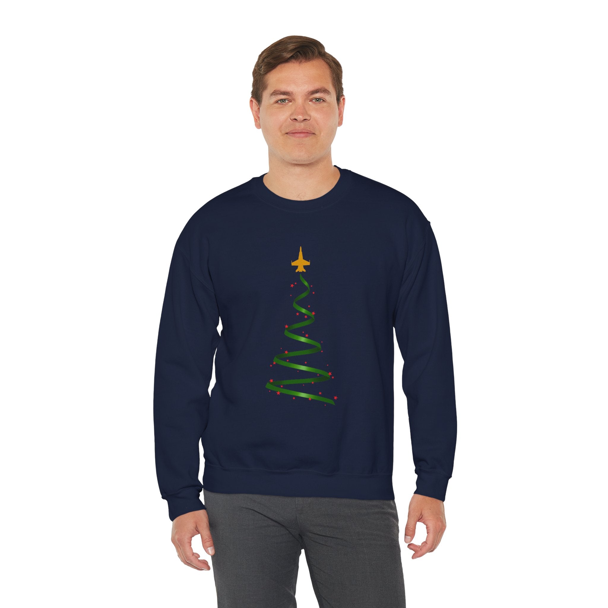 F-18 Christmas Tree Sweatshirt (Unisex)