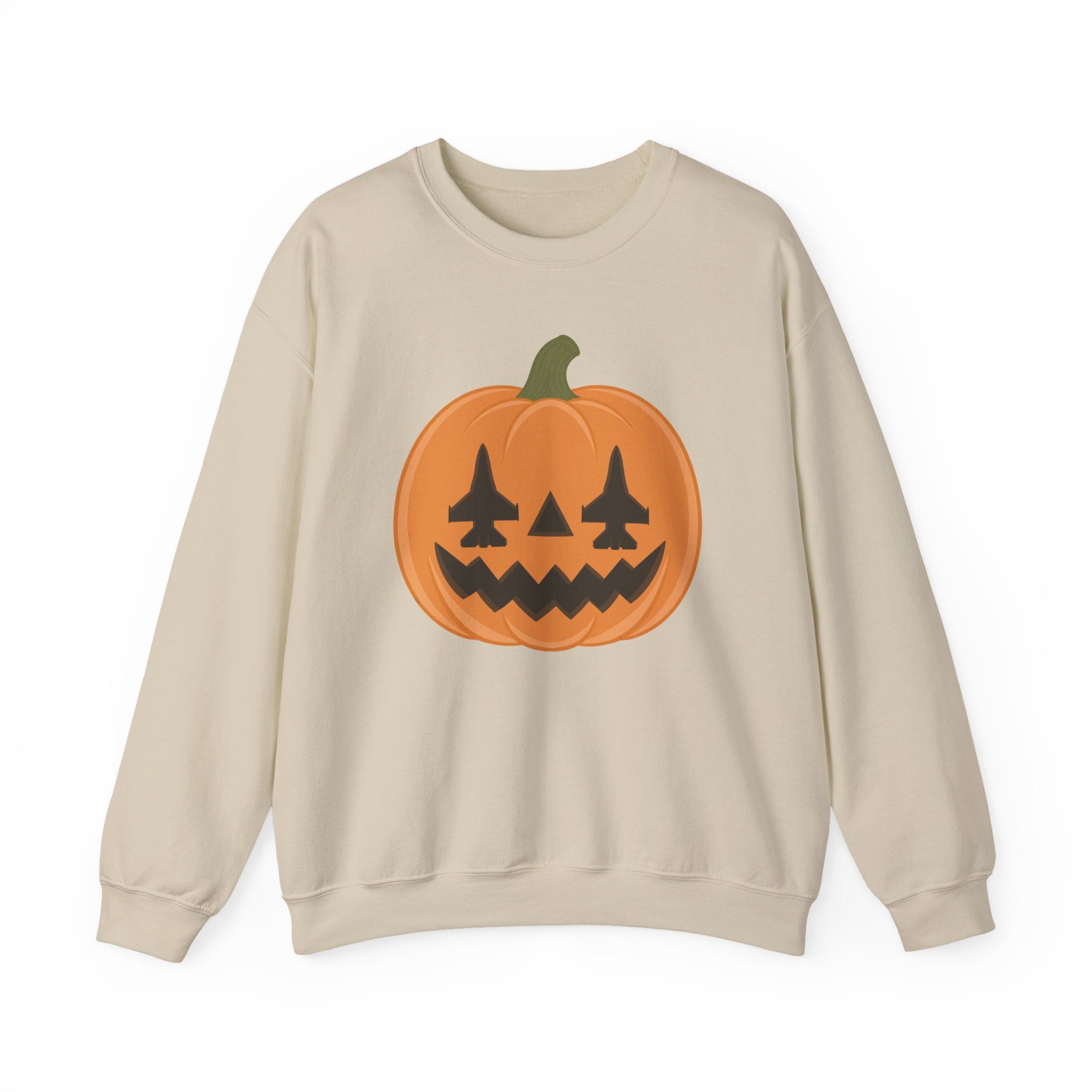 F-16 Jack-o-lantern Sweatshirt (Unisex)