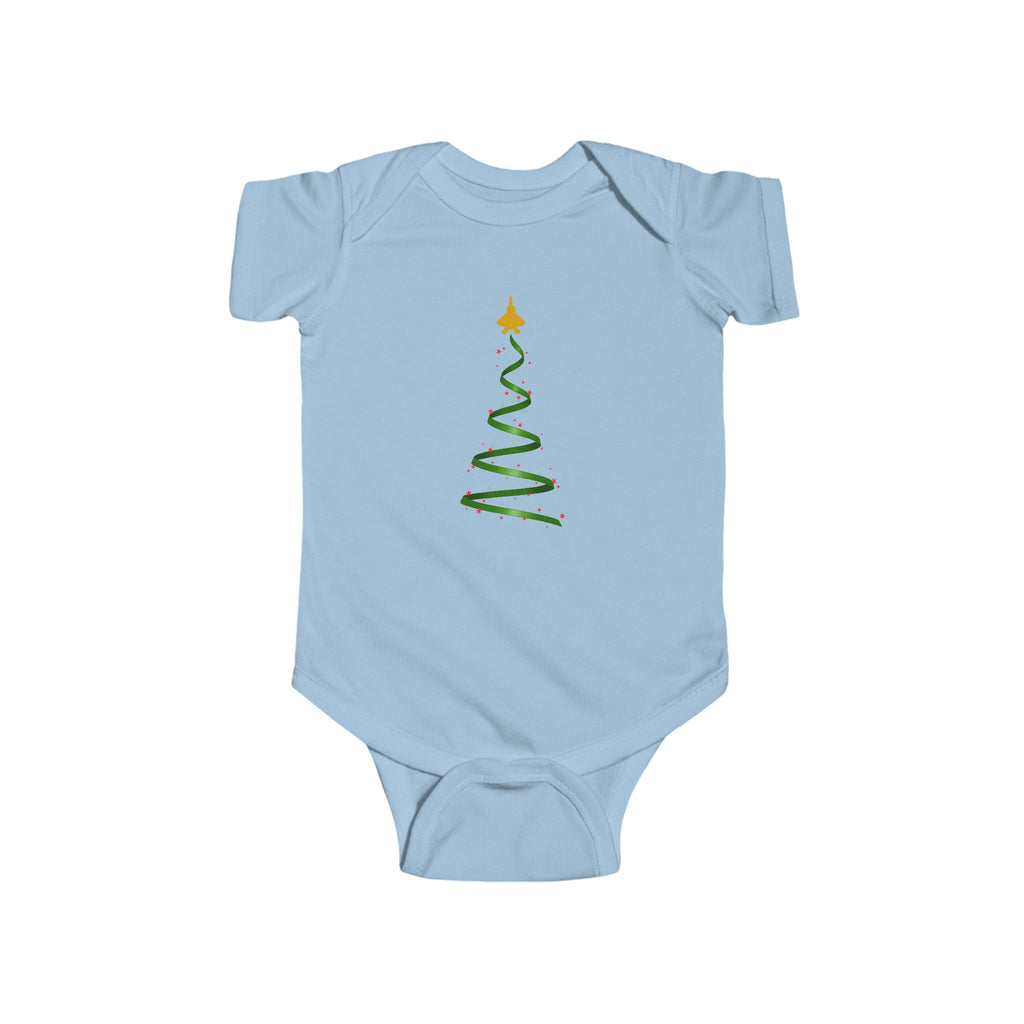 F-22 Christmas Tree Baby Onesie