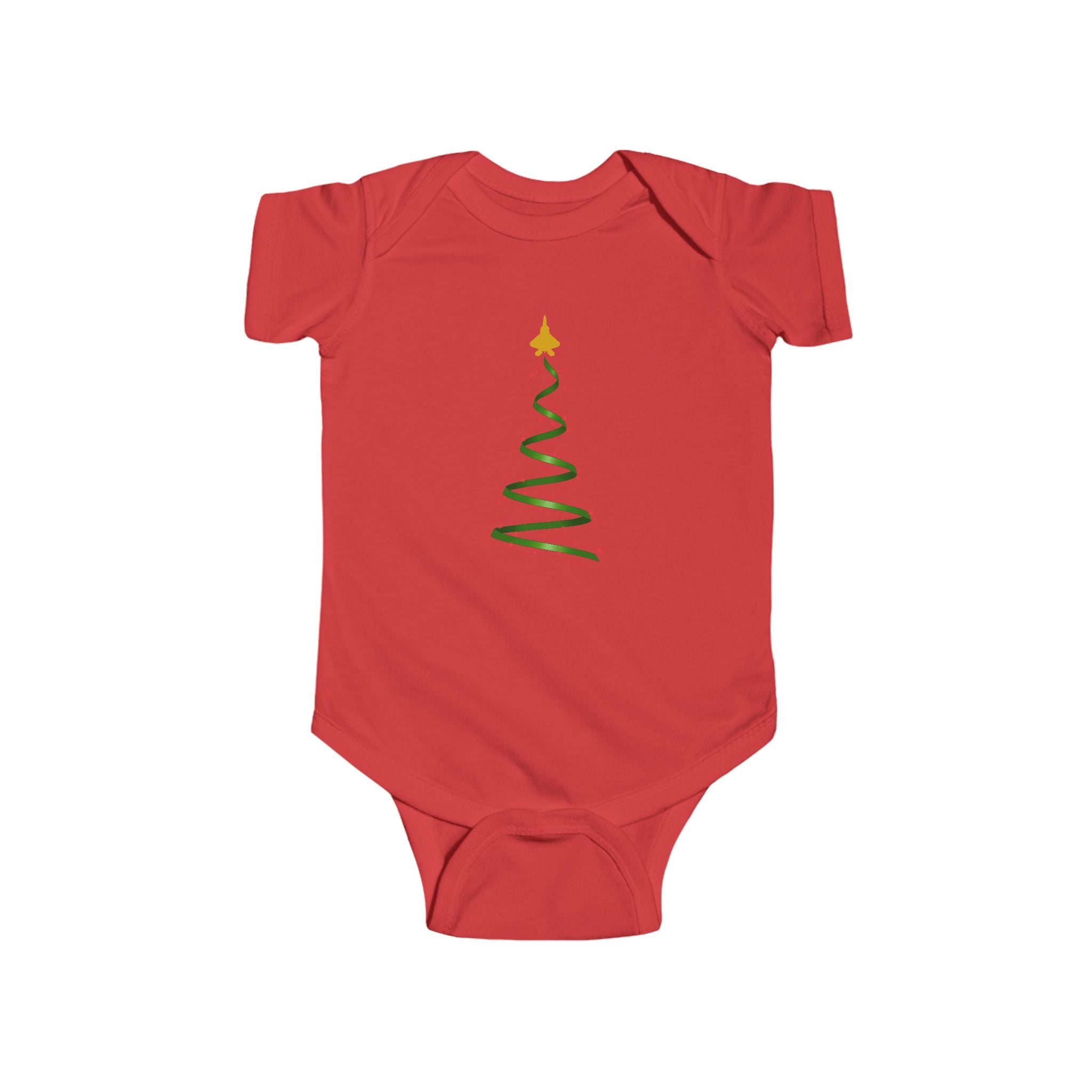 F-22 Christmas Tree Baby Onesie
