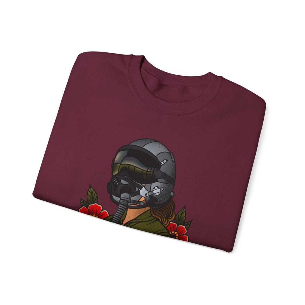 Fighter Pilot Sweatshirt - Fair 2 (Unisex)