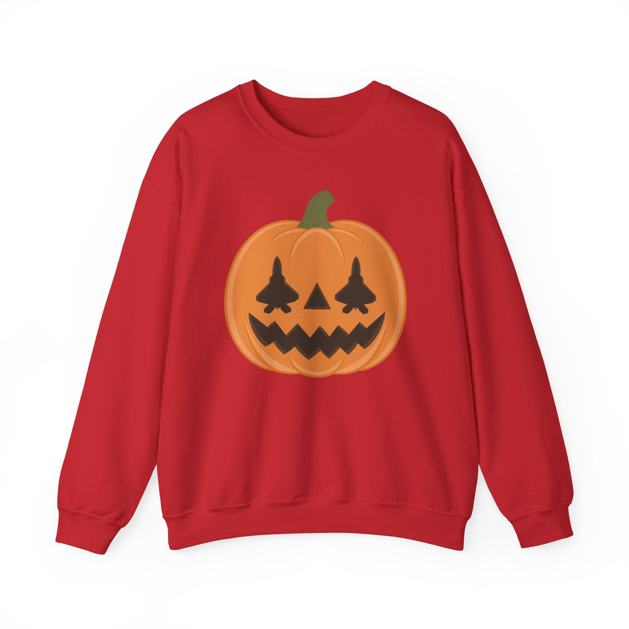 F-22 Jack-o-lantern Sweatshirt (Unisex)
