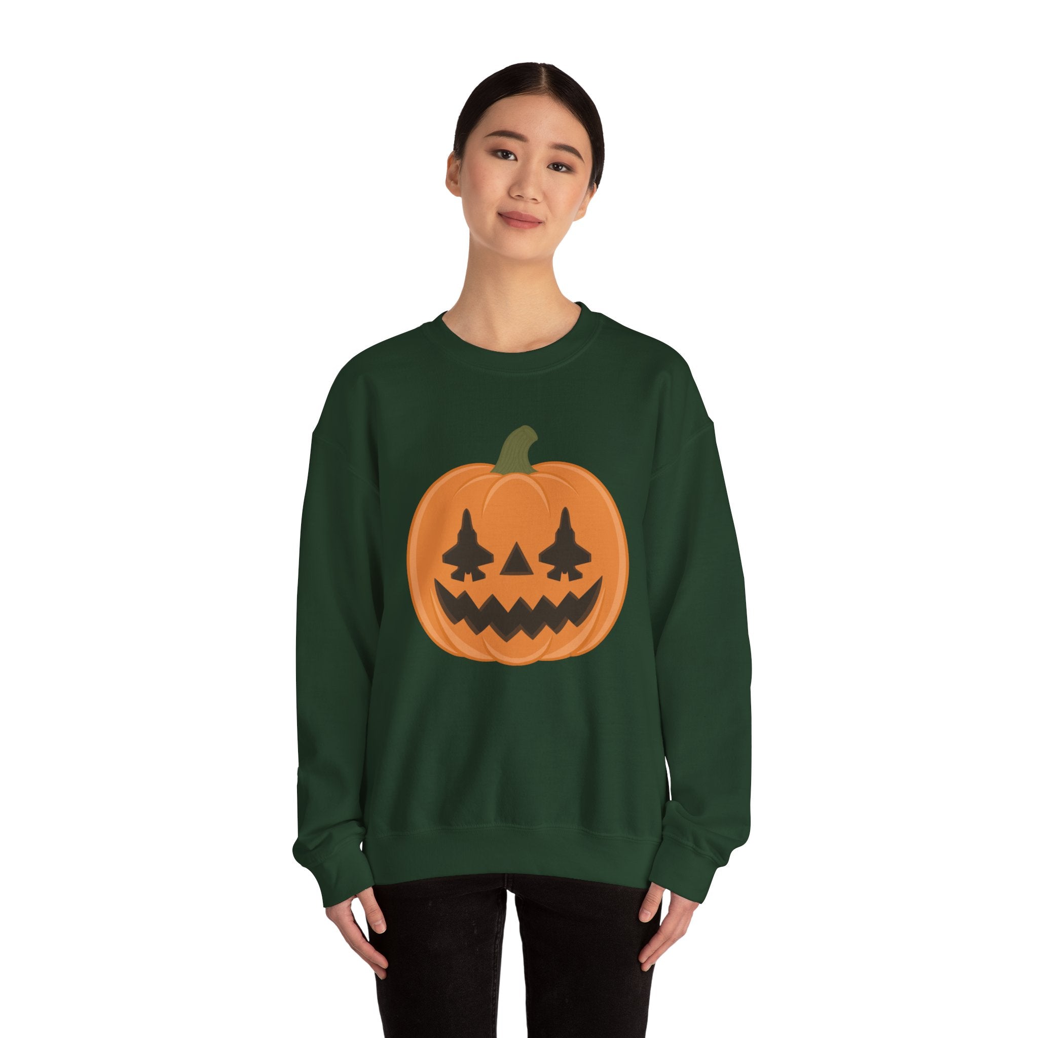 F-35 Jack-o-lantern Sweatshirt (Unisex)