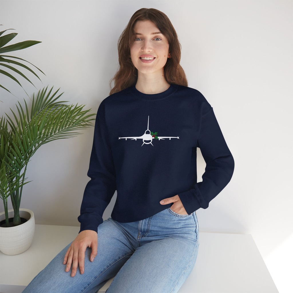 F-16 Holly Silhouette Sweatshirt (Unisex)
