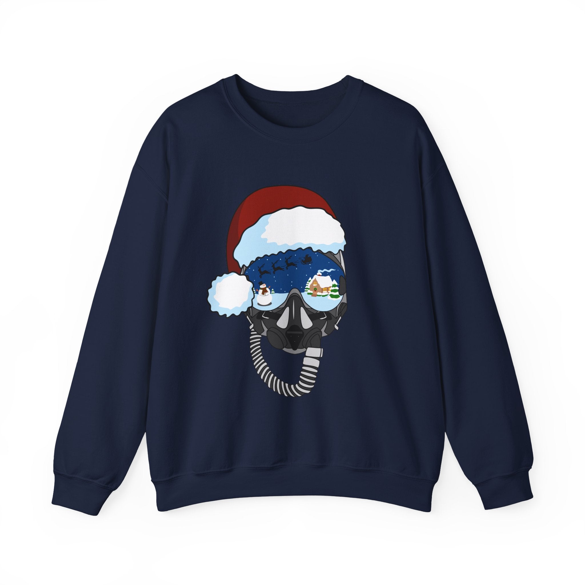 Santa Helmet Sweatshirt (Unisex)