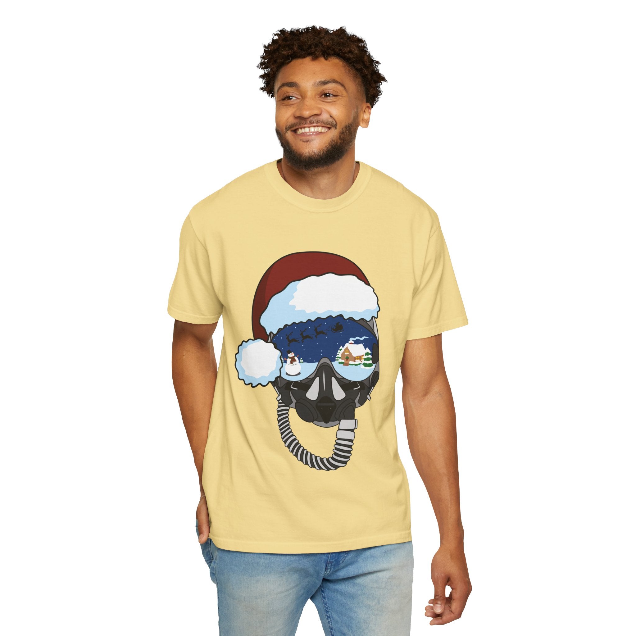 Santa Helmet Tee (Unisex)