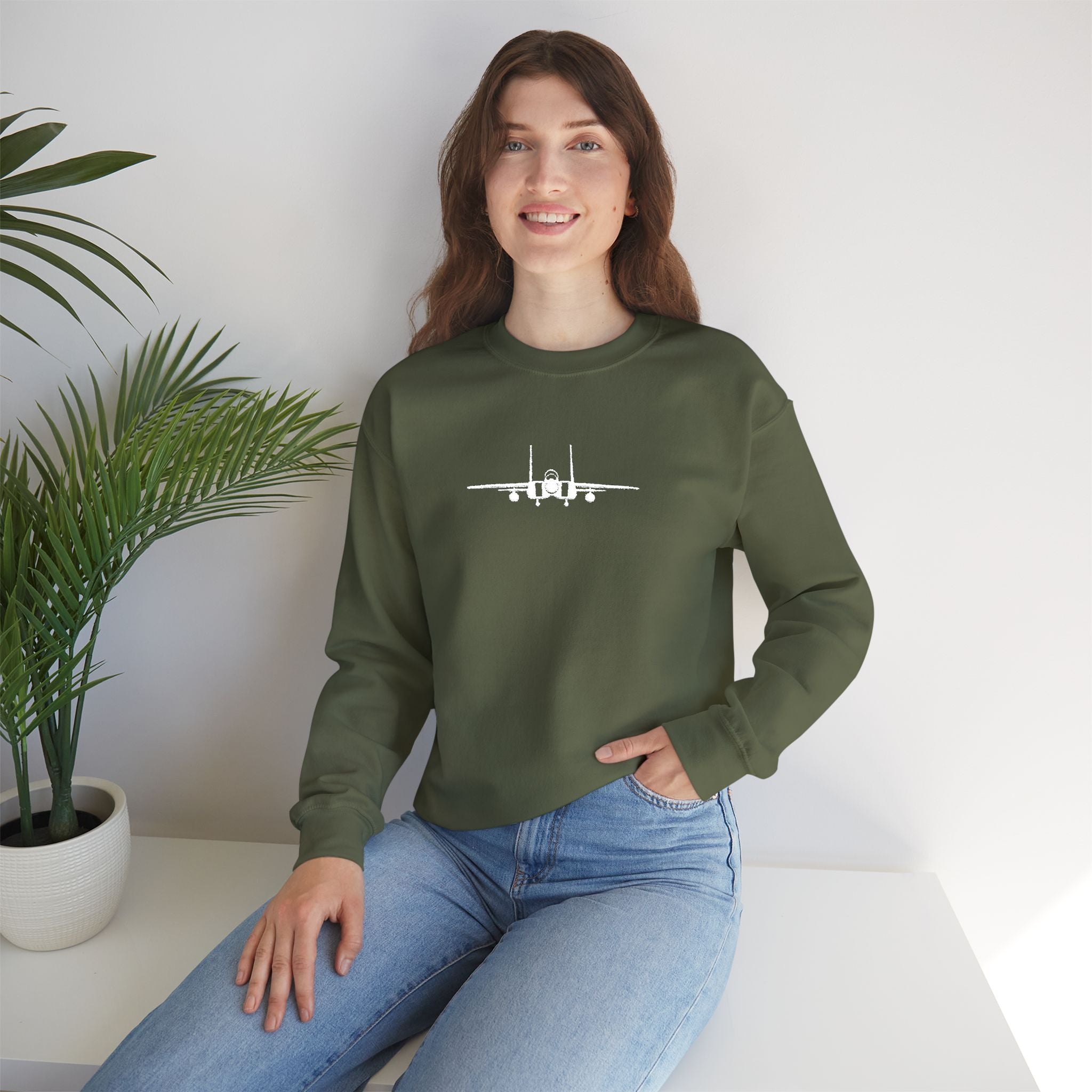 F-15 Embroidered Sweatshirt (Unisex)
