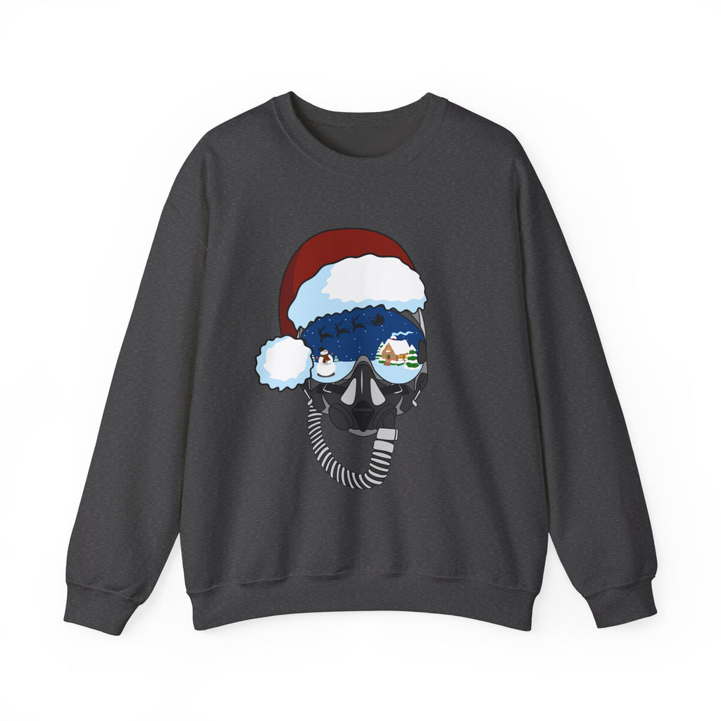 Santa Helmet Sweatshirt (Unisex)