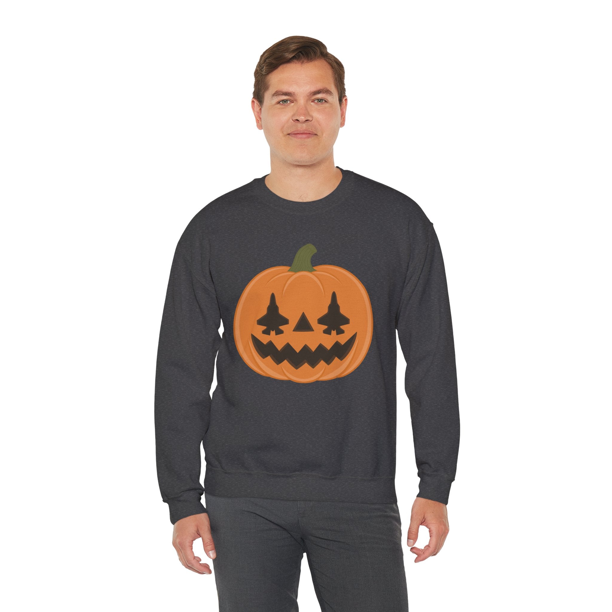 F-35 Jack-o-lantern Sweatshirt (Unisex)