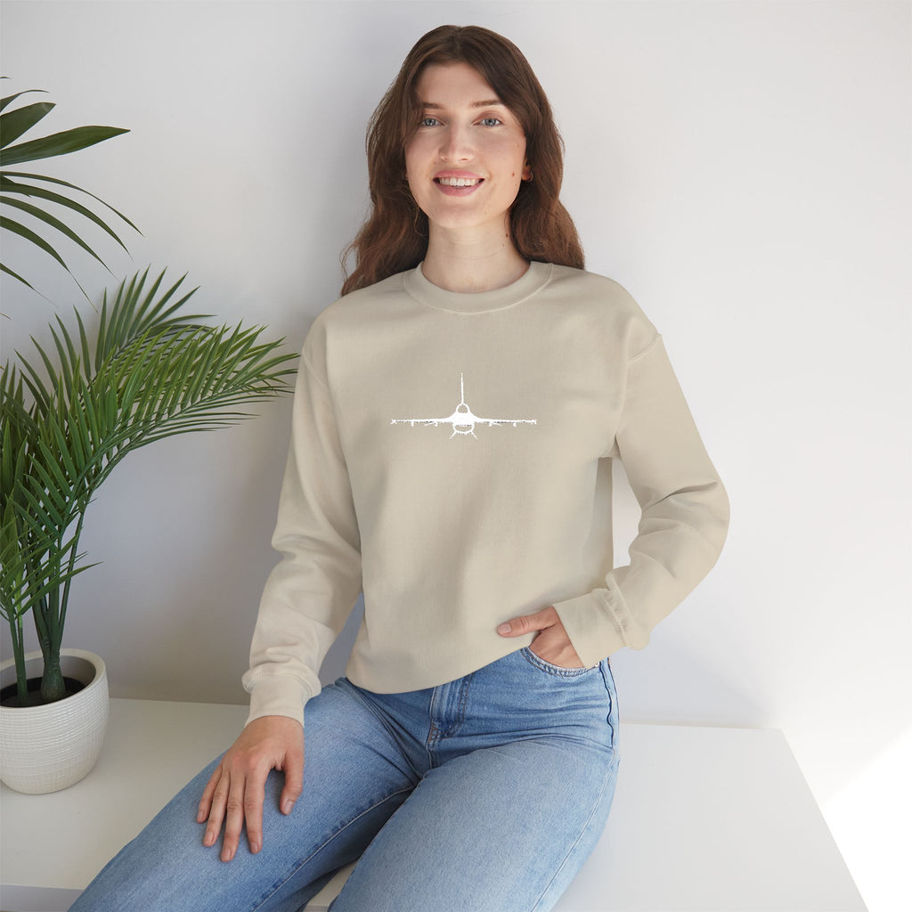 F-16 Embroidered Sweatshirt (Unisex)