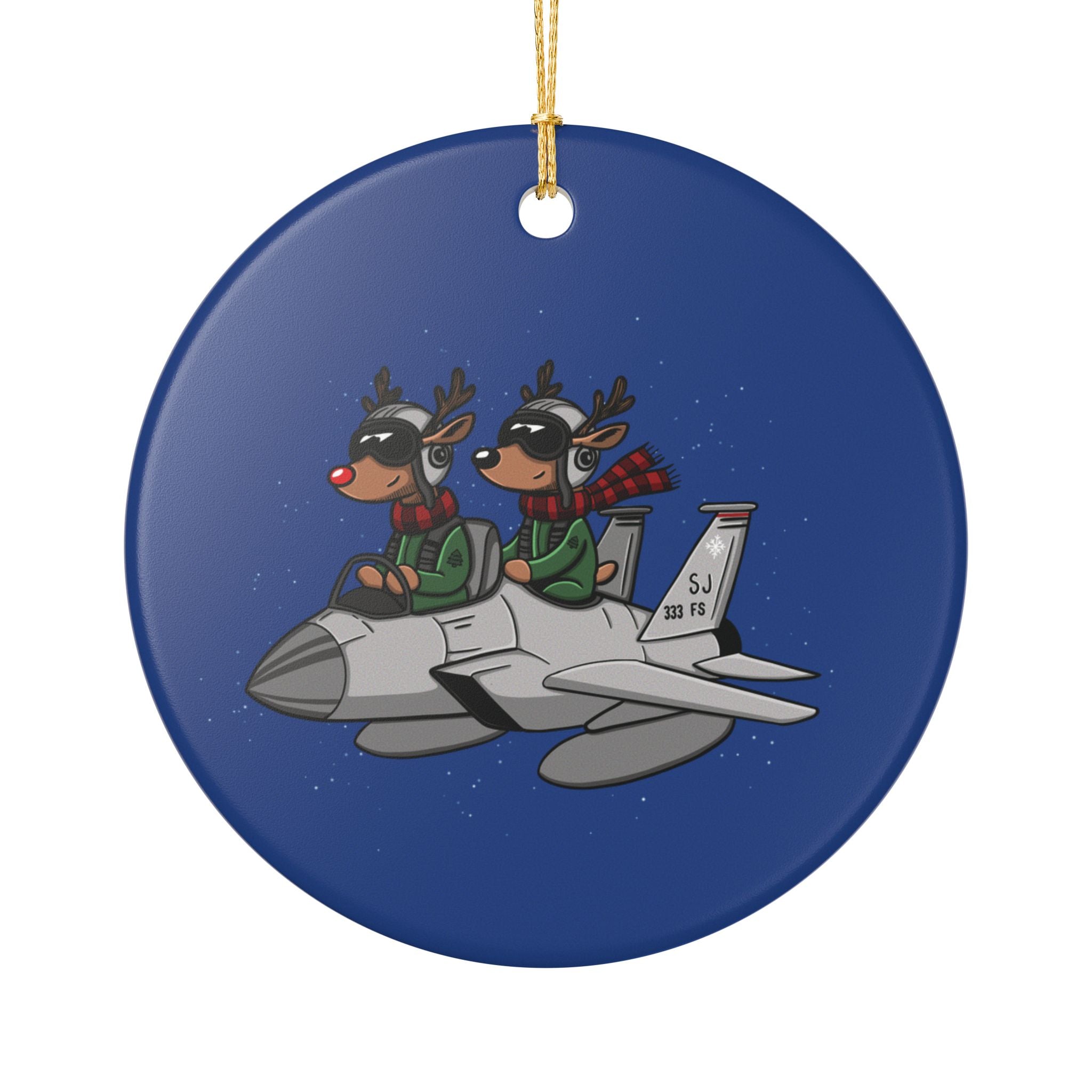 333 FS Inspired Reindeer Ornament