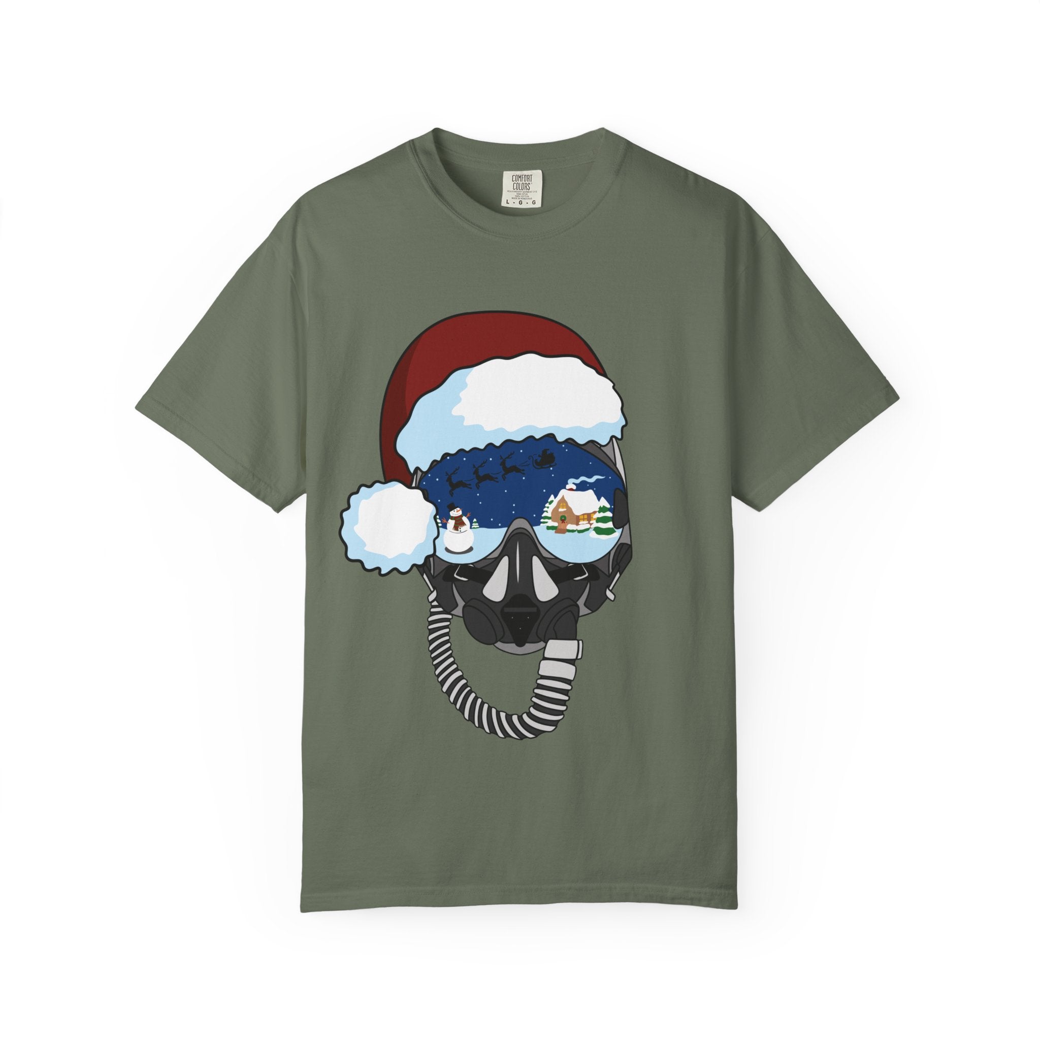 Santa Helmet Tee (Unisex)